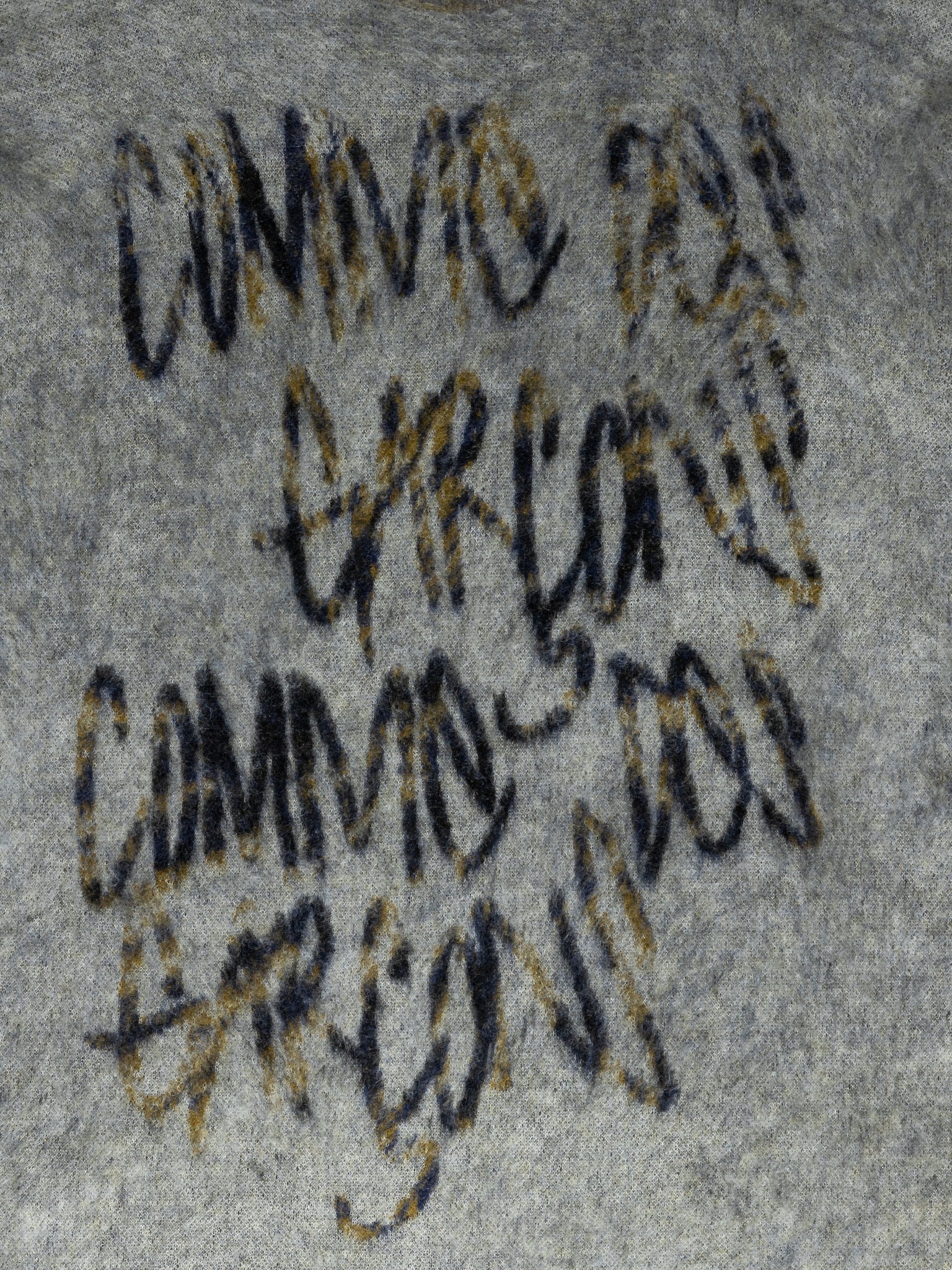 Mohair Script Sweater - Image 2