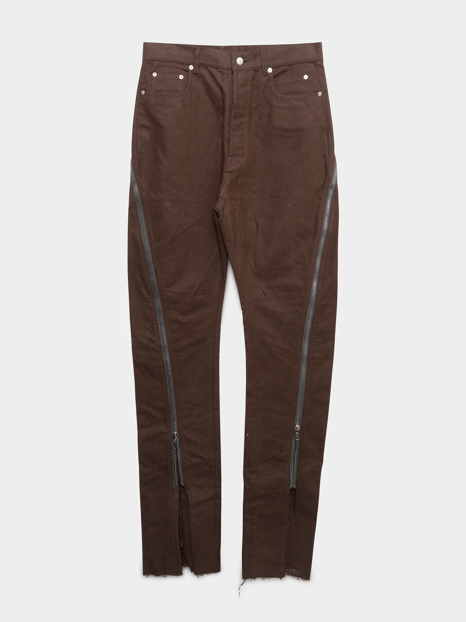 Moleskin Zip Bolan Banana Cut Pants