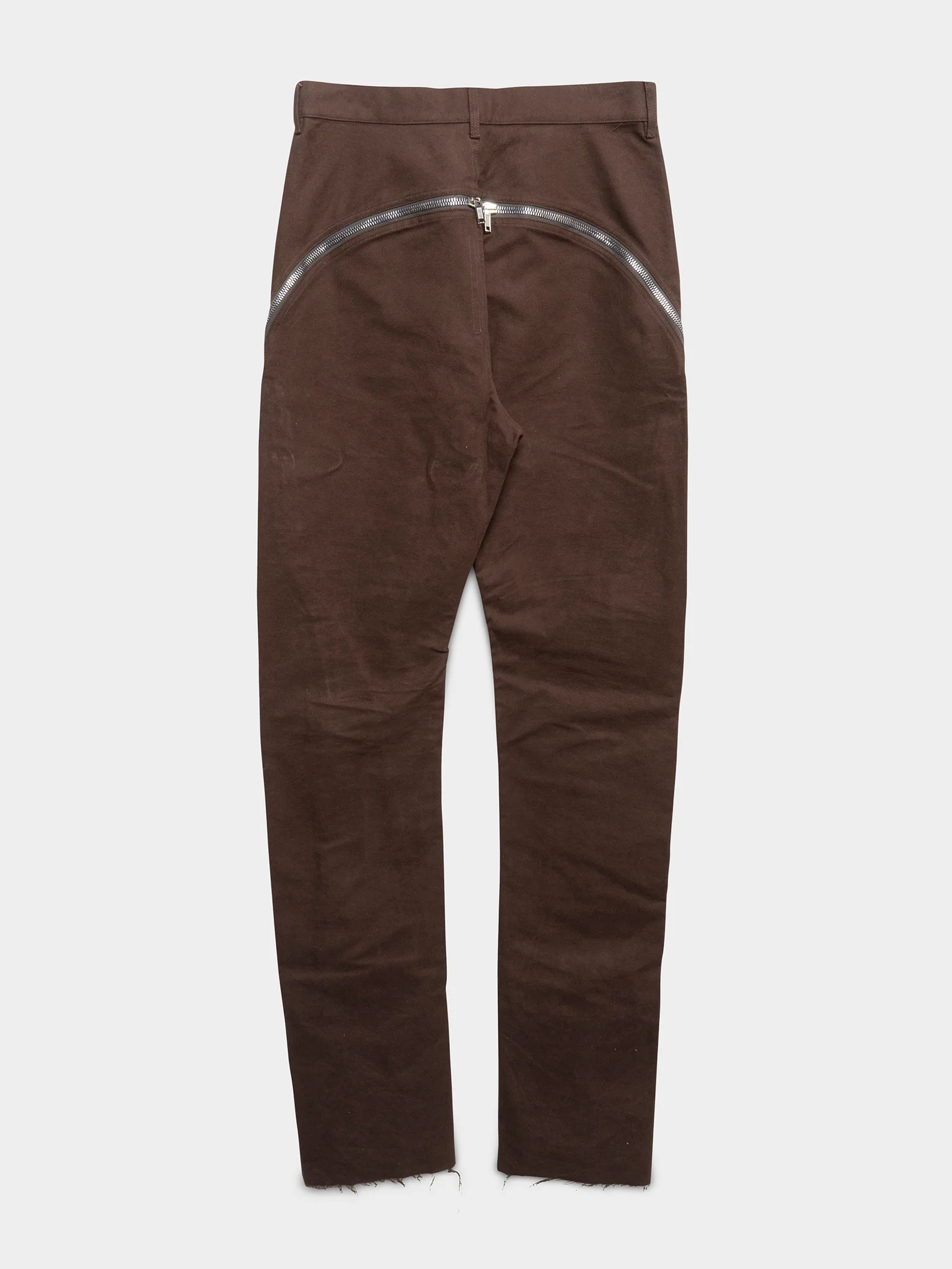 Moleskin Zip Bolan Banana Cut Pants - Image 2