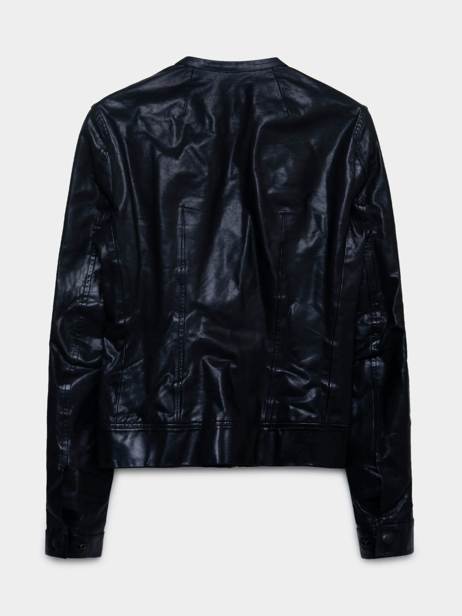 ‘Naska’ Leather Moto Jacket - Image 3