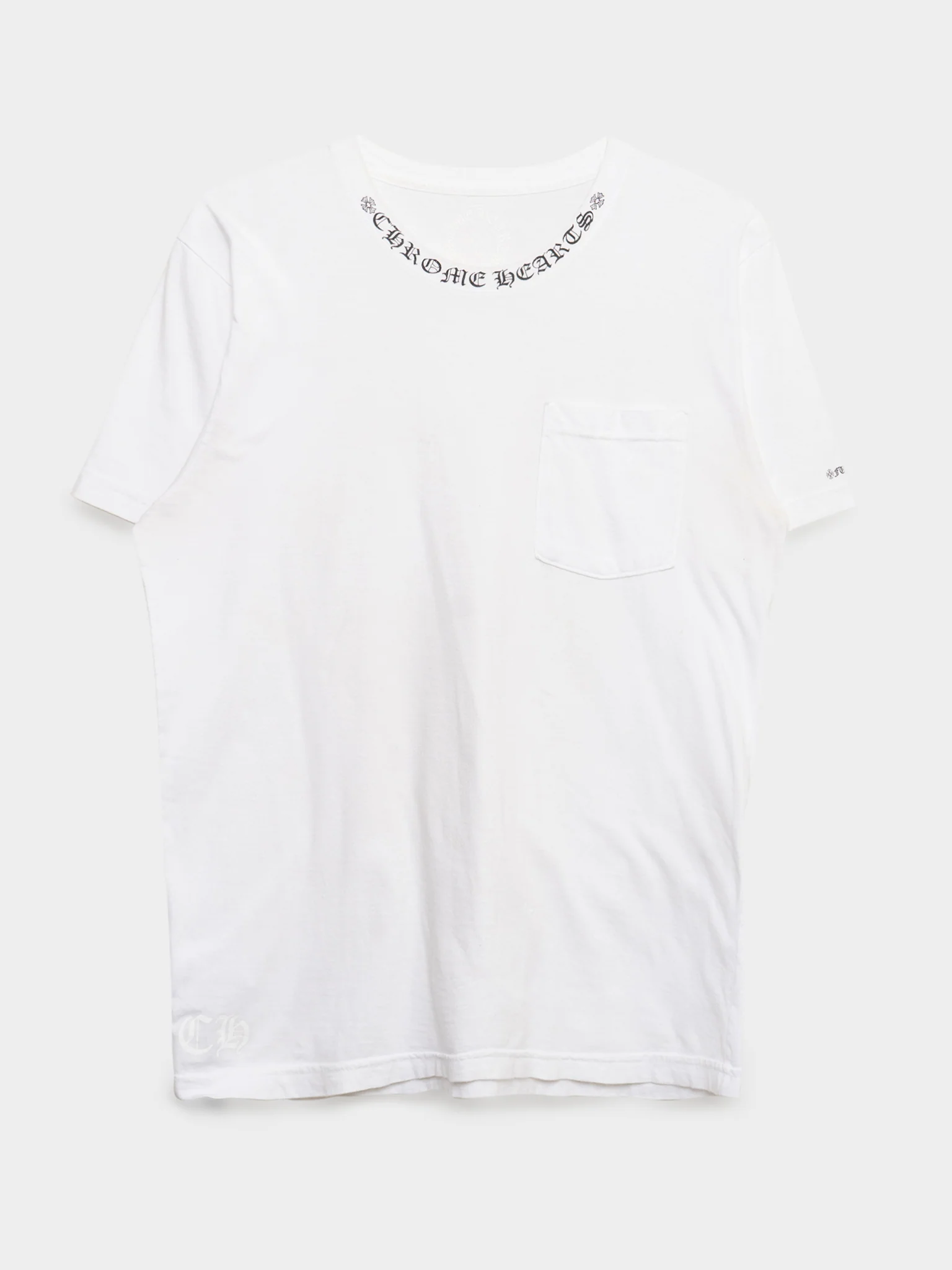 Neck Collar Print T-Shirt