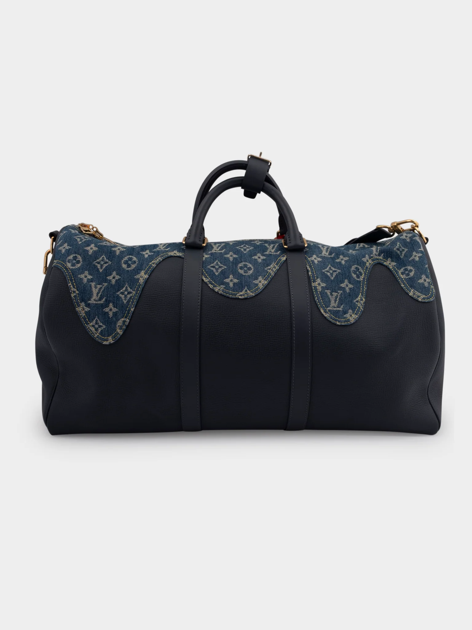 Nigo Crazy Melting Denim Keepall Bag - Image 2