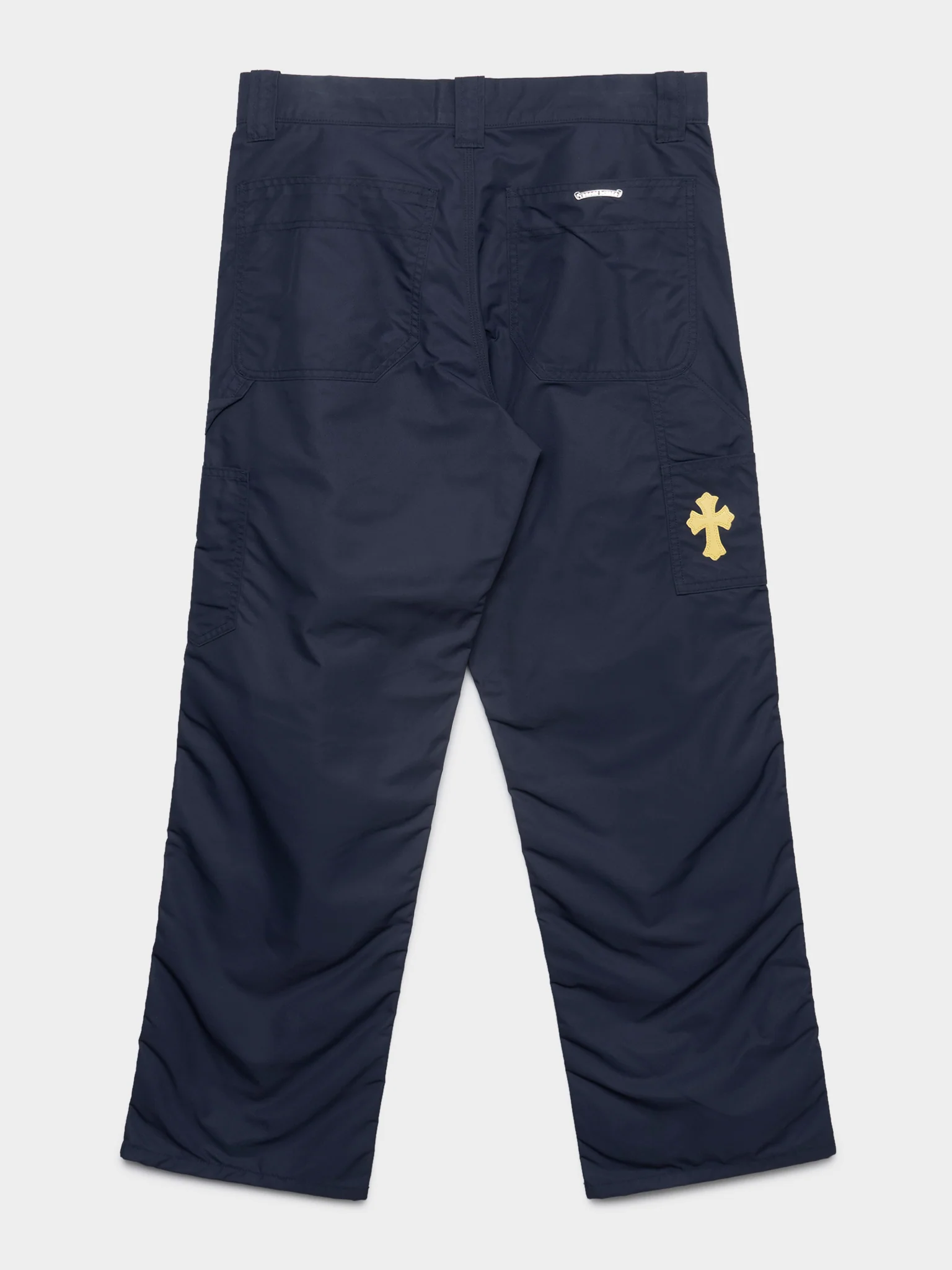 Nylon & Leather Carpenter Pants - Yellow Patch - Image 2