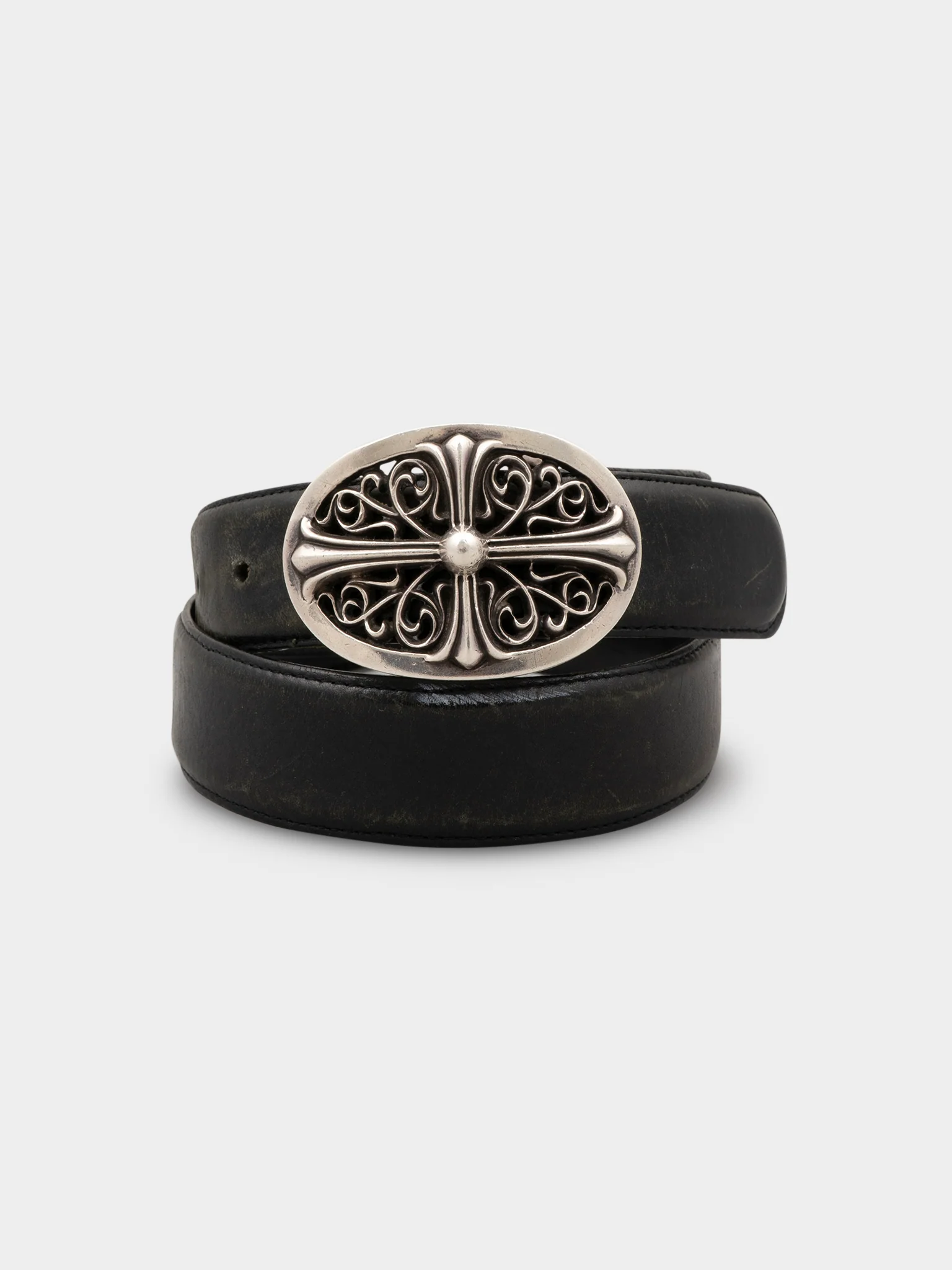 Oval Cross Buckle Belt (34)