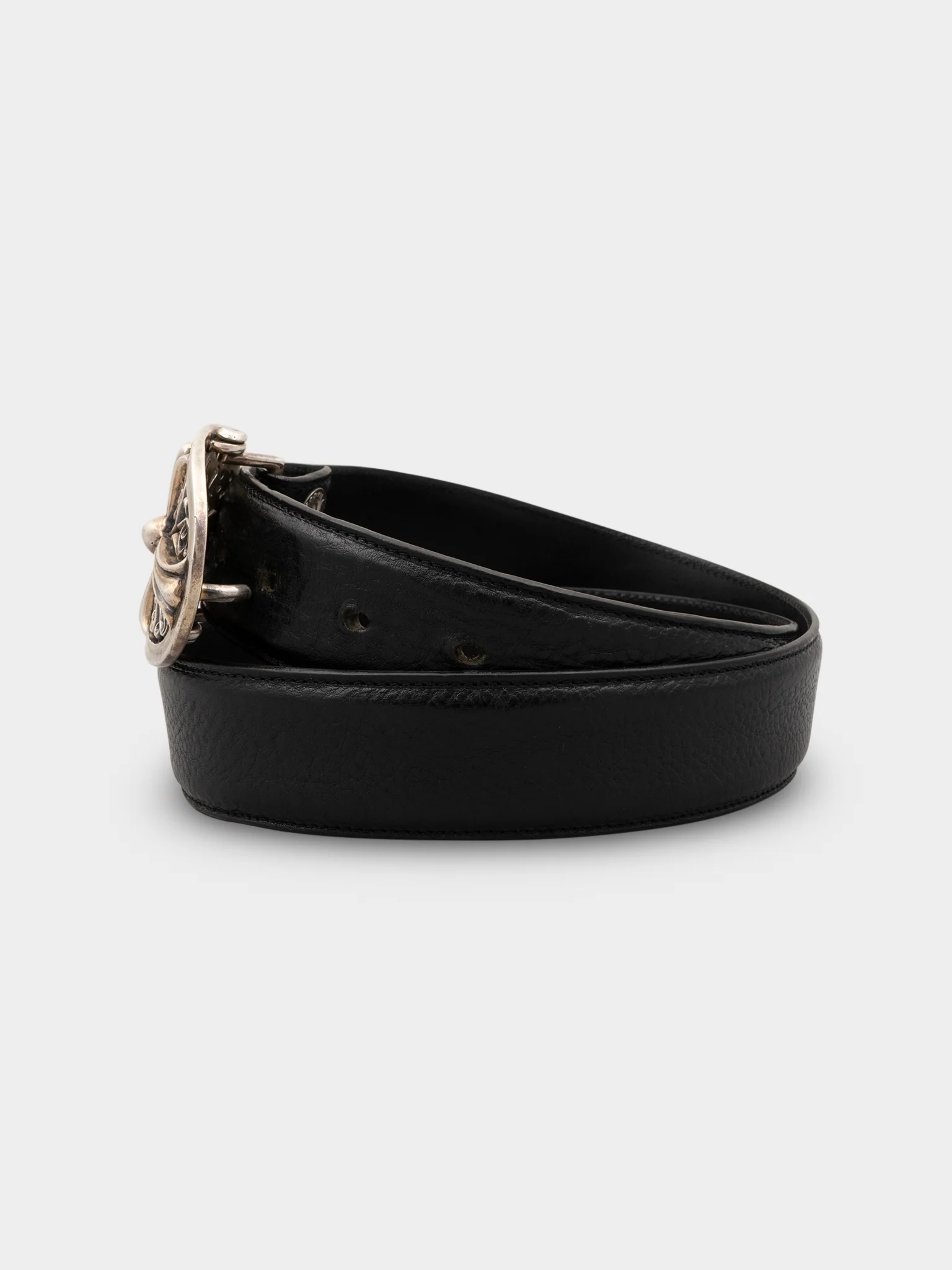 Oval Cross Buckle Belt - Image 3