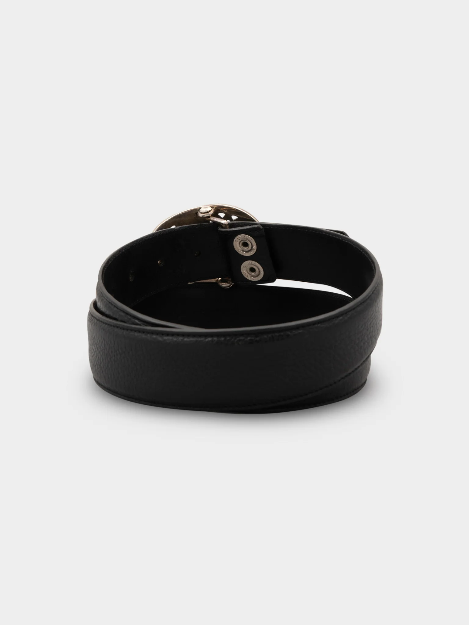 Oval Cross Buckle Belt - Image 4