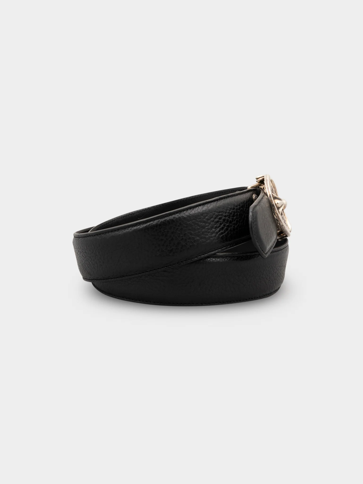 Oval Cross Buckle Belt - Image 5