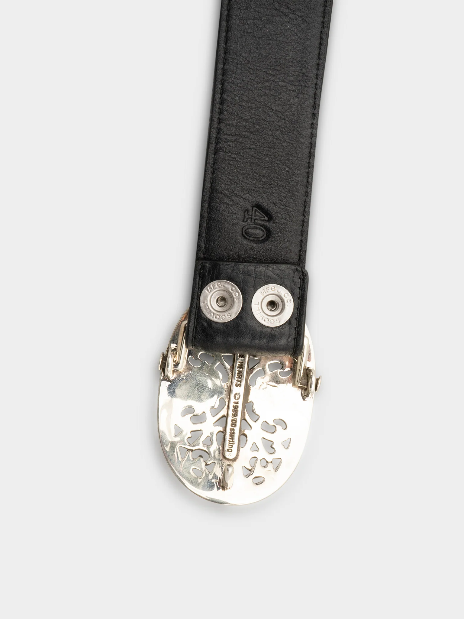 Oval Cross Buckle Belt (40) - Image 6