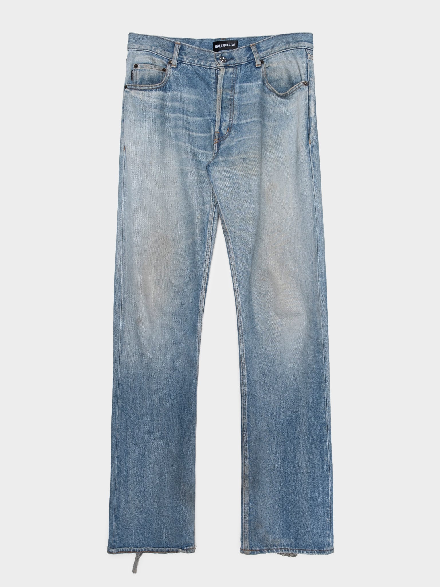 Oversized Blue Jeans