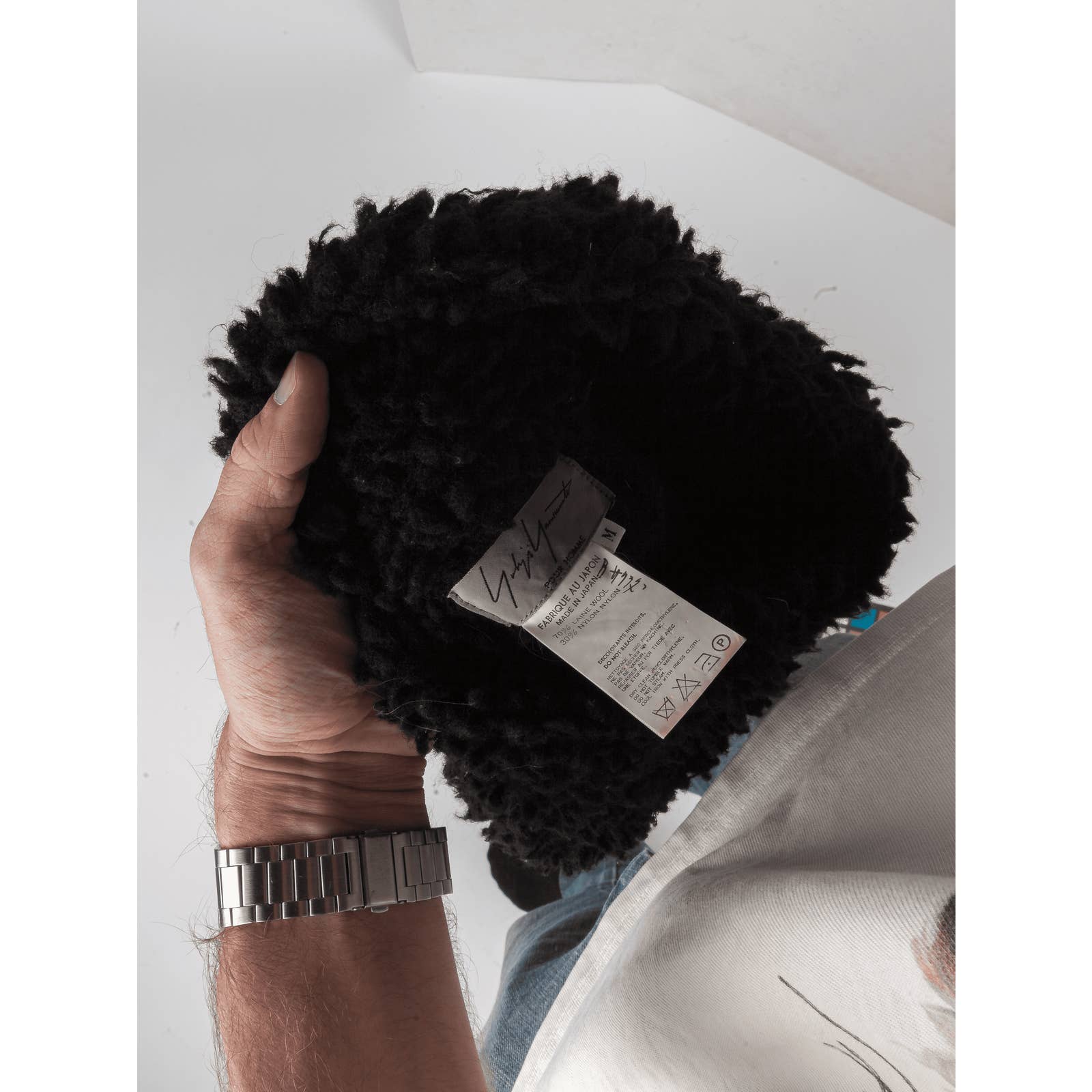 Oversized Fleece Mock Neck Sweater - Image 3