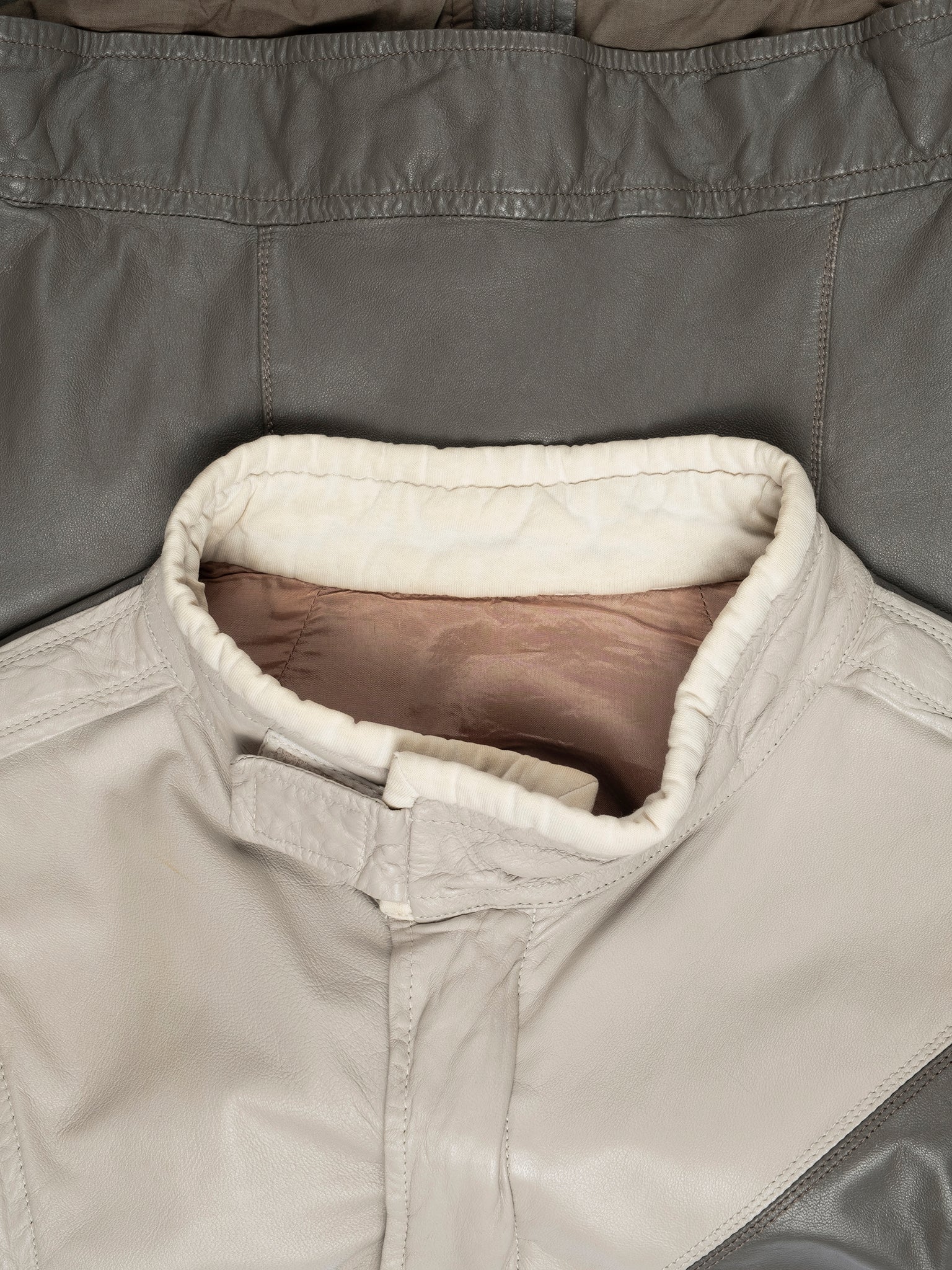 'Creatch' Leather Biker Jacket - Image 3