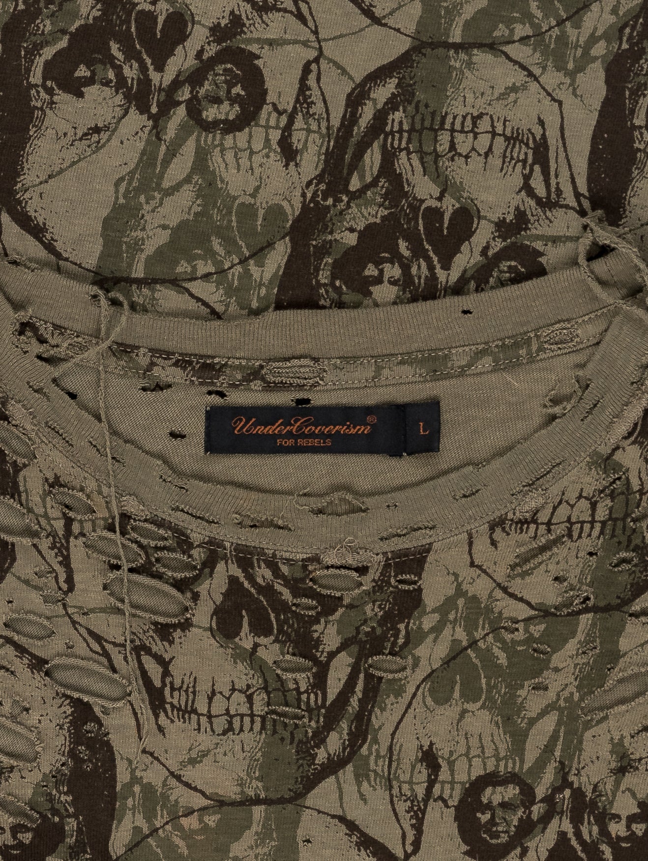 'Paper Doll' Osama & Bush Skull Longsleeve - Image 2