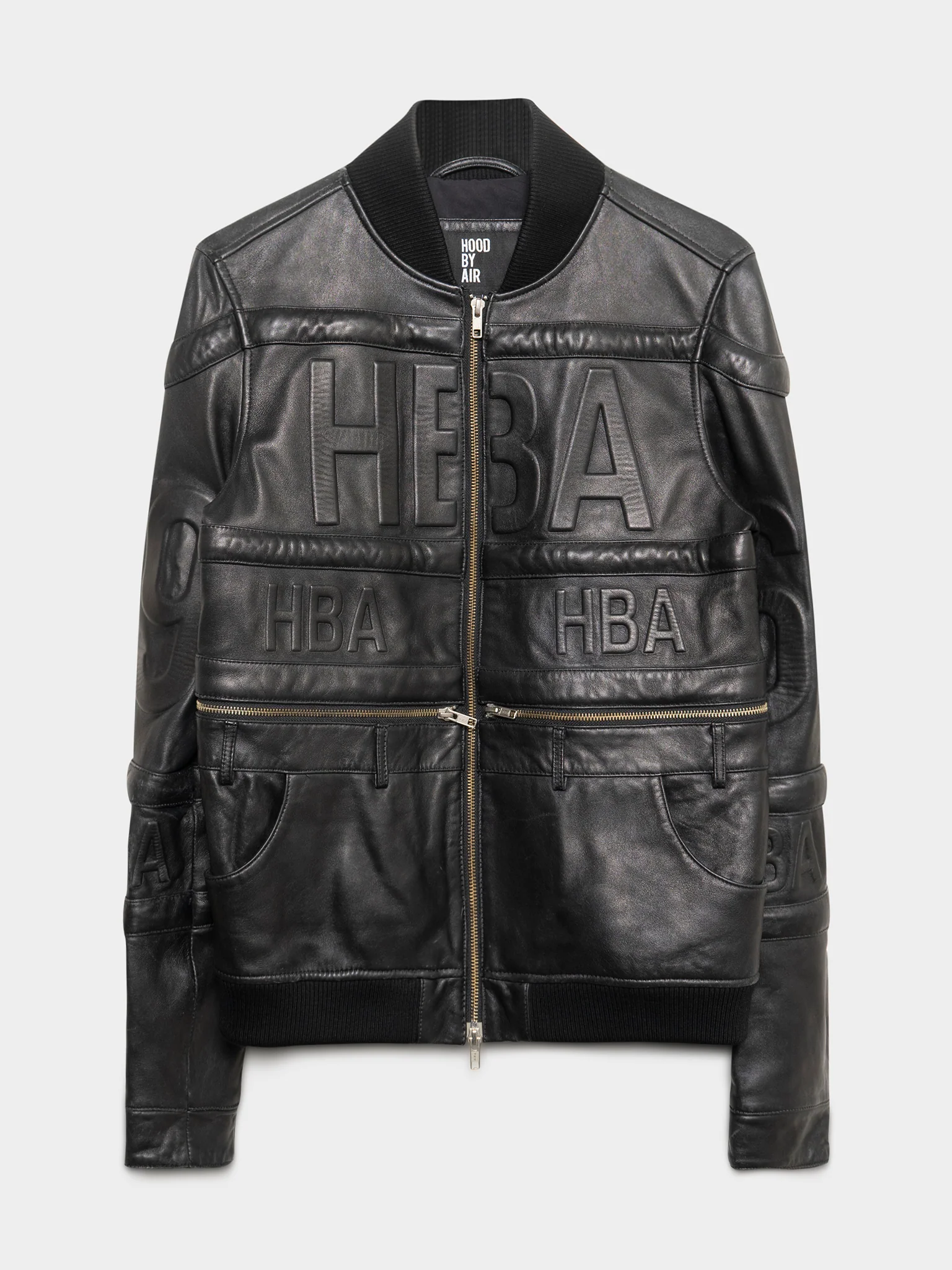 Patch Leather Jacket