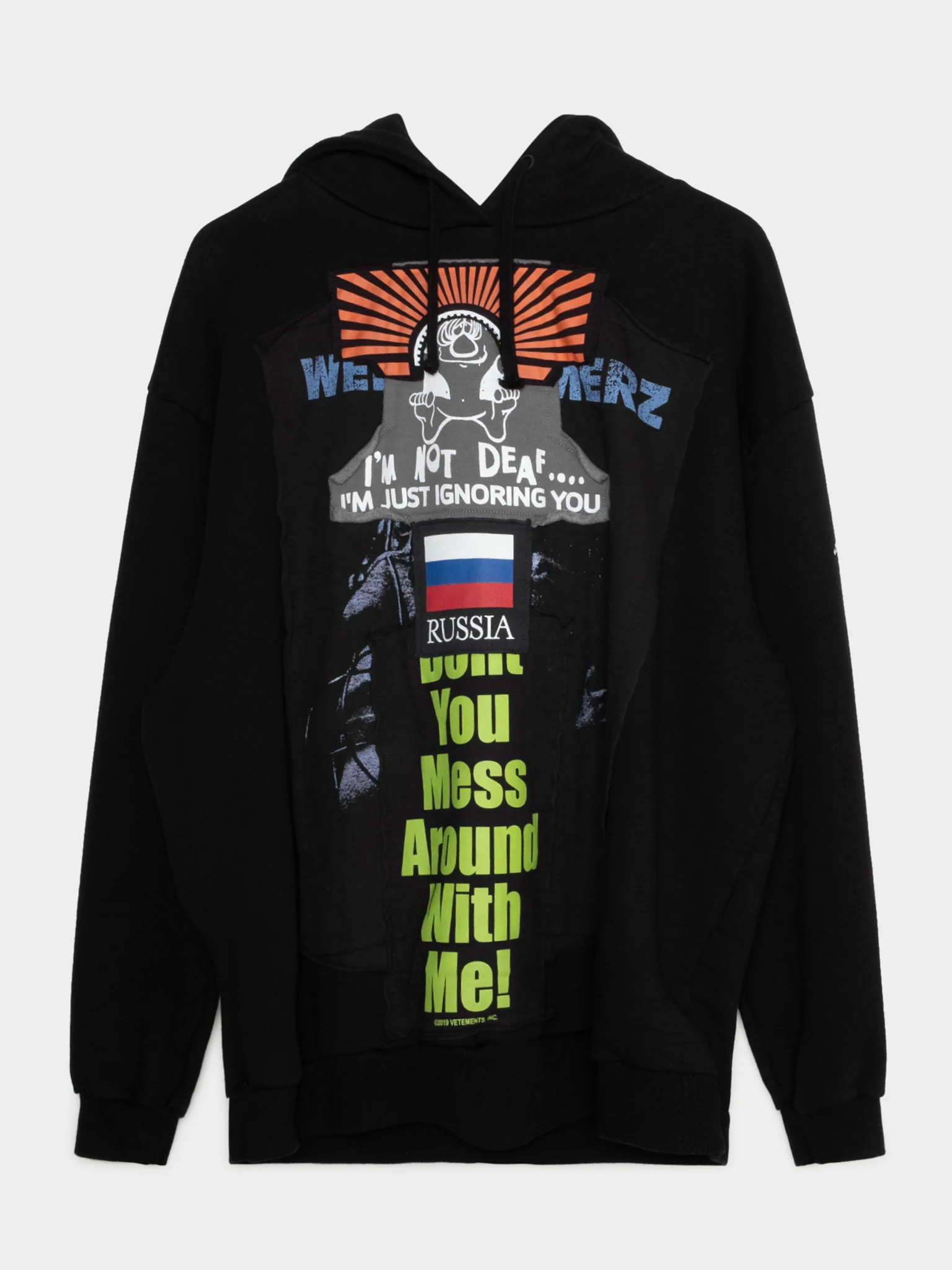 Russia Patched Hoodie