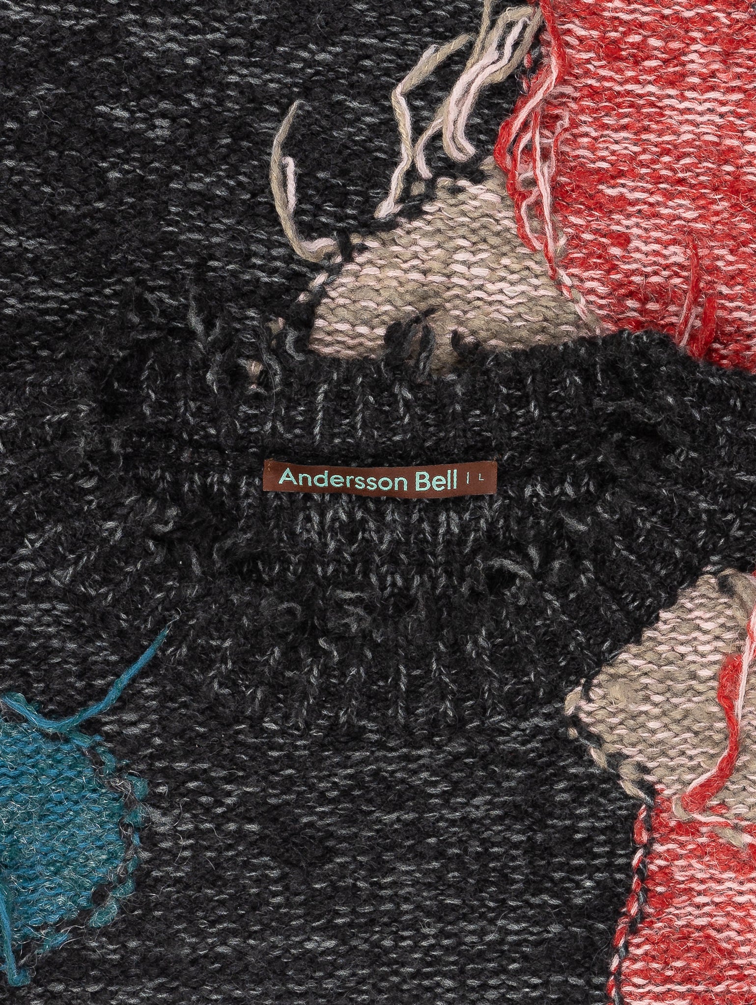 Patchwork Distressed Sweater - Image 2