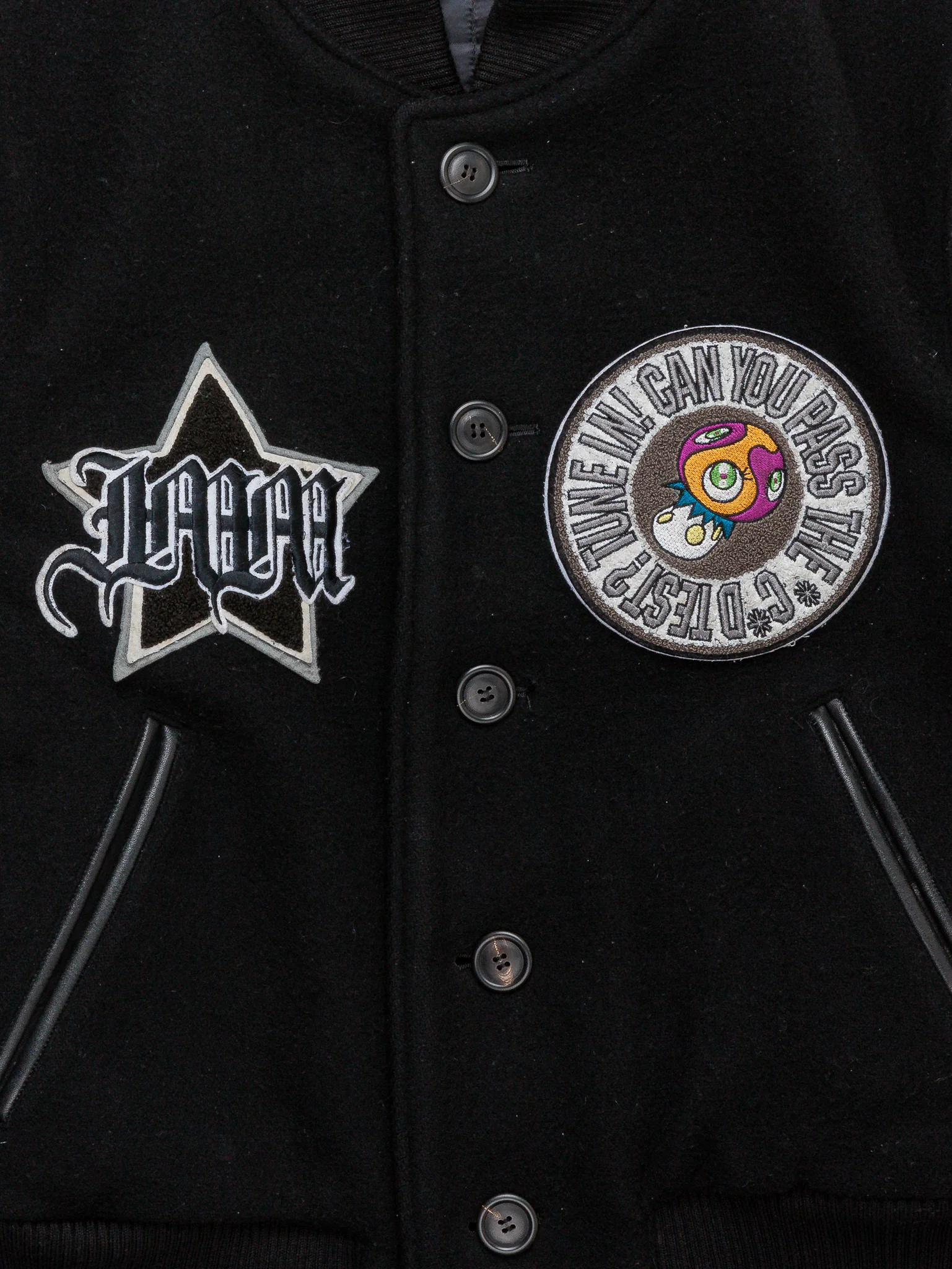 Patchwork Varsity Jacket - Image 3