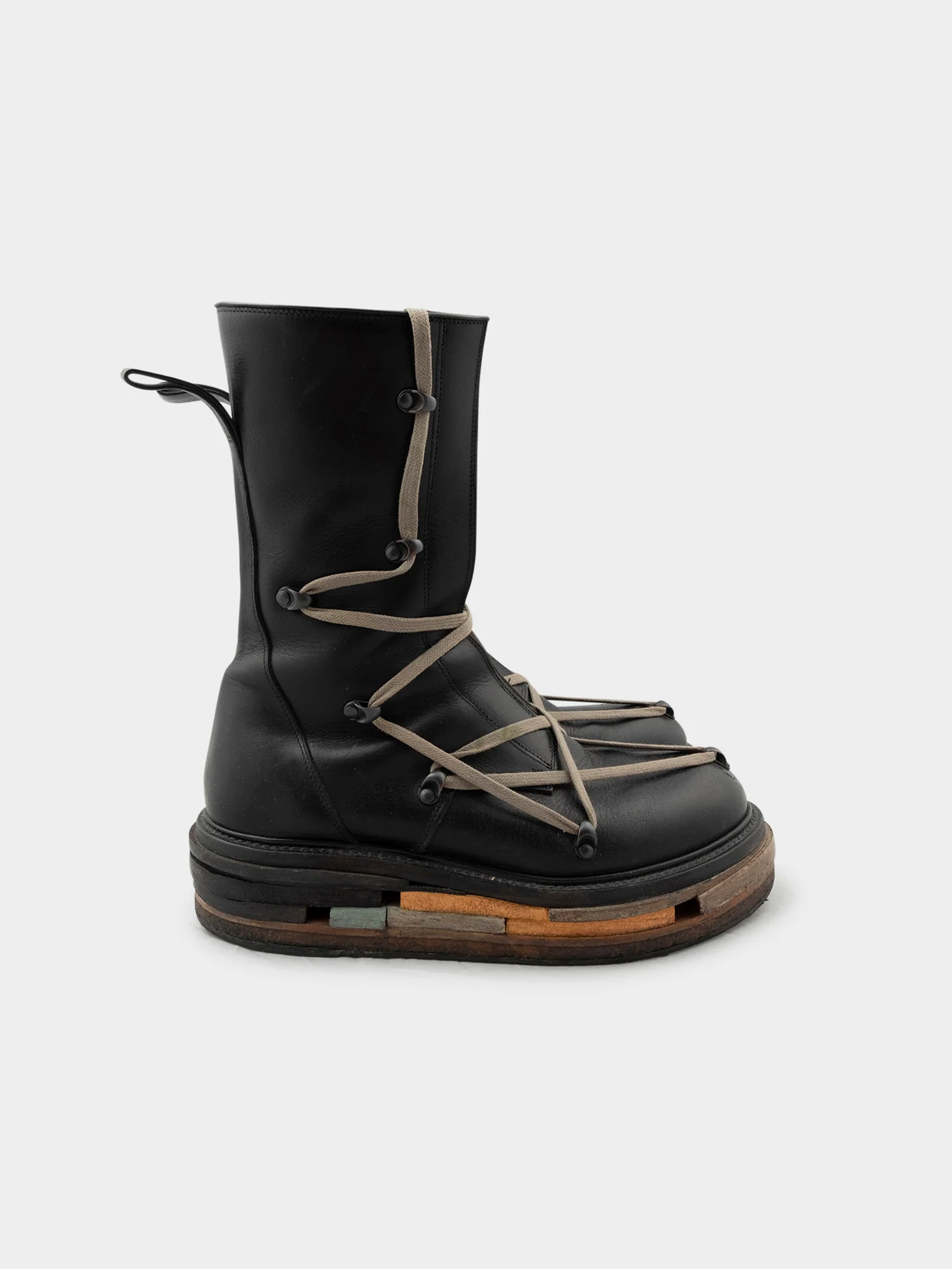 'Glitter' Lego Sole Boots - Image 4