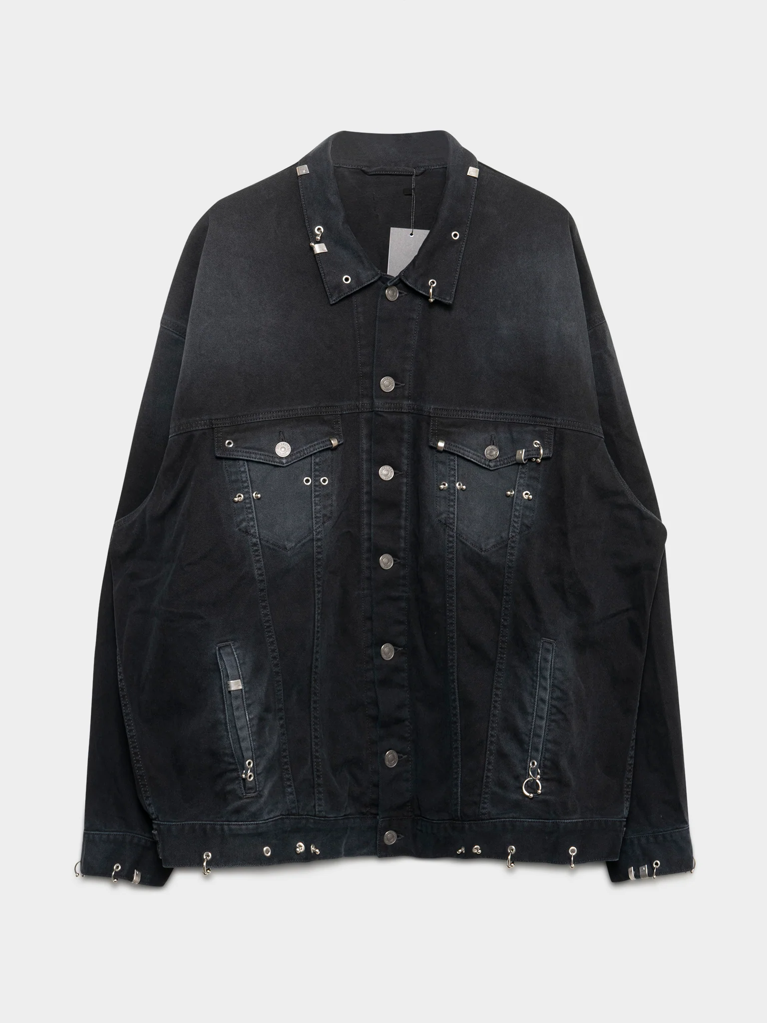 Pierced Denim Jacket