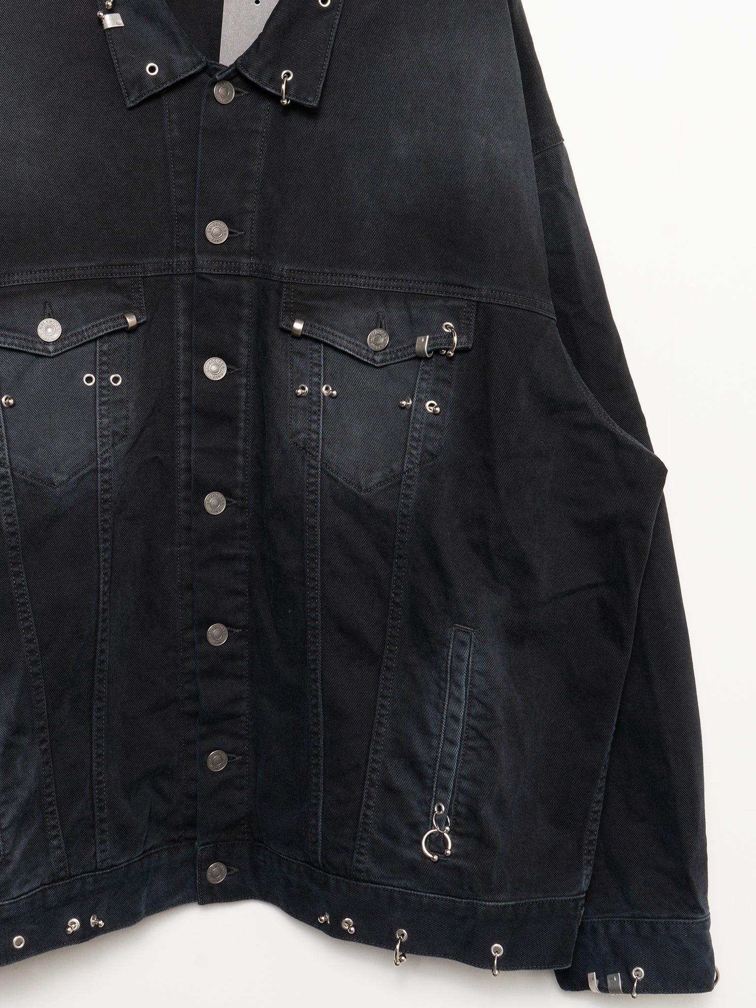 Pierced Denim Jacket - Image 2