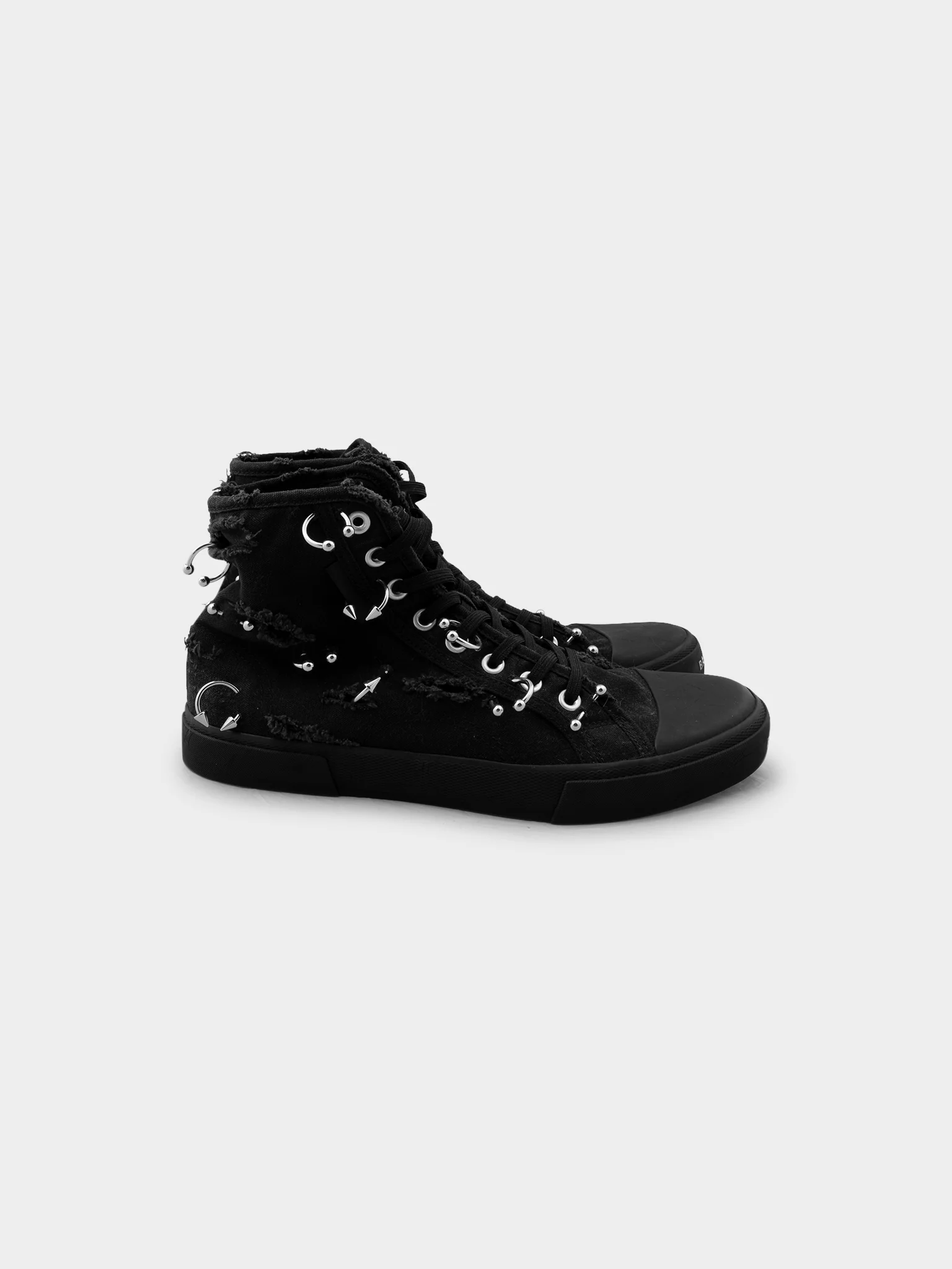Pierced Hi-top Paris Sneakers - Image 4
