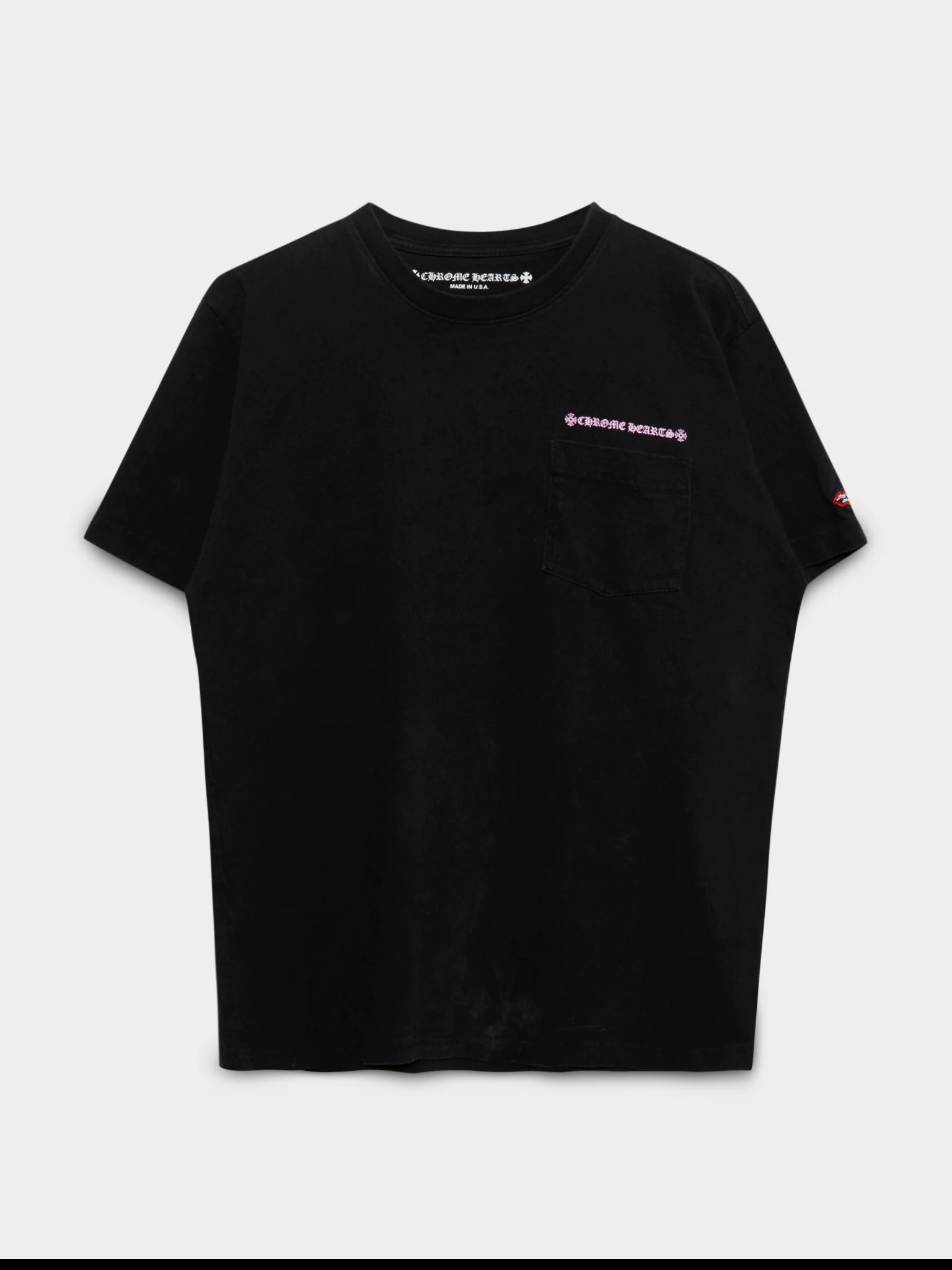 Pink & Black Matty Boy T-Shirt - Image 2