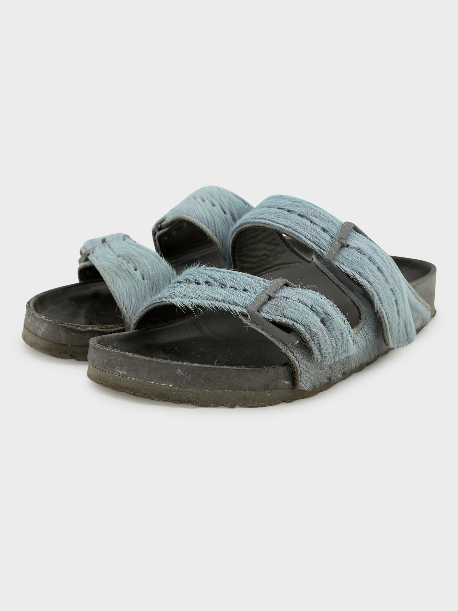 Pony Hair Arizona Sandals