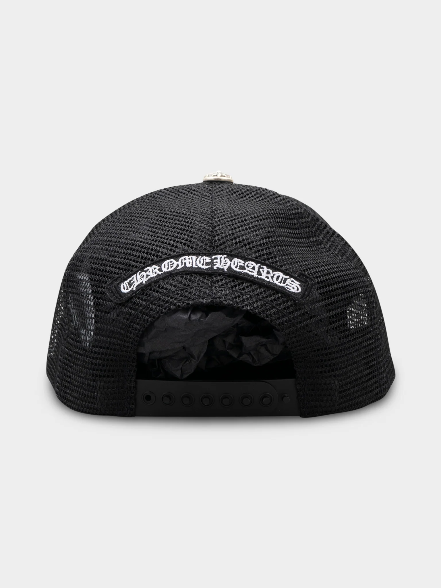 Pony Hair Triple Cross Patch Trucker Hat - Image 4