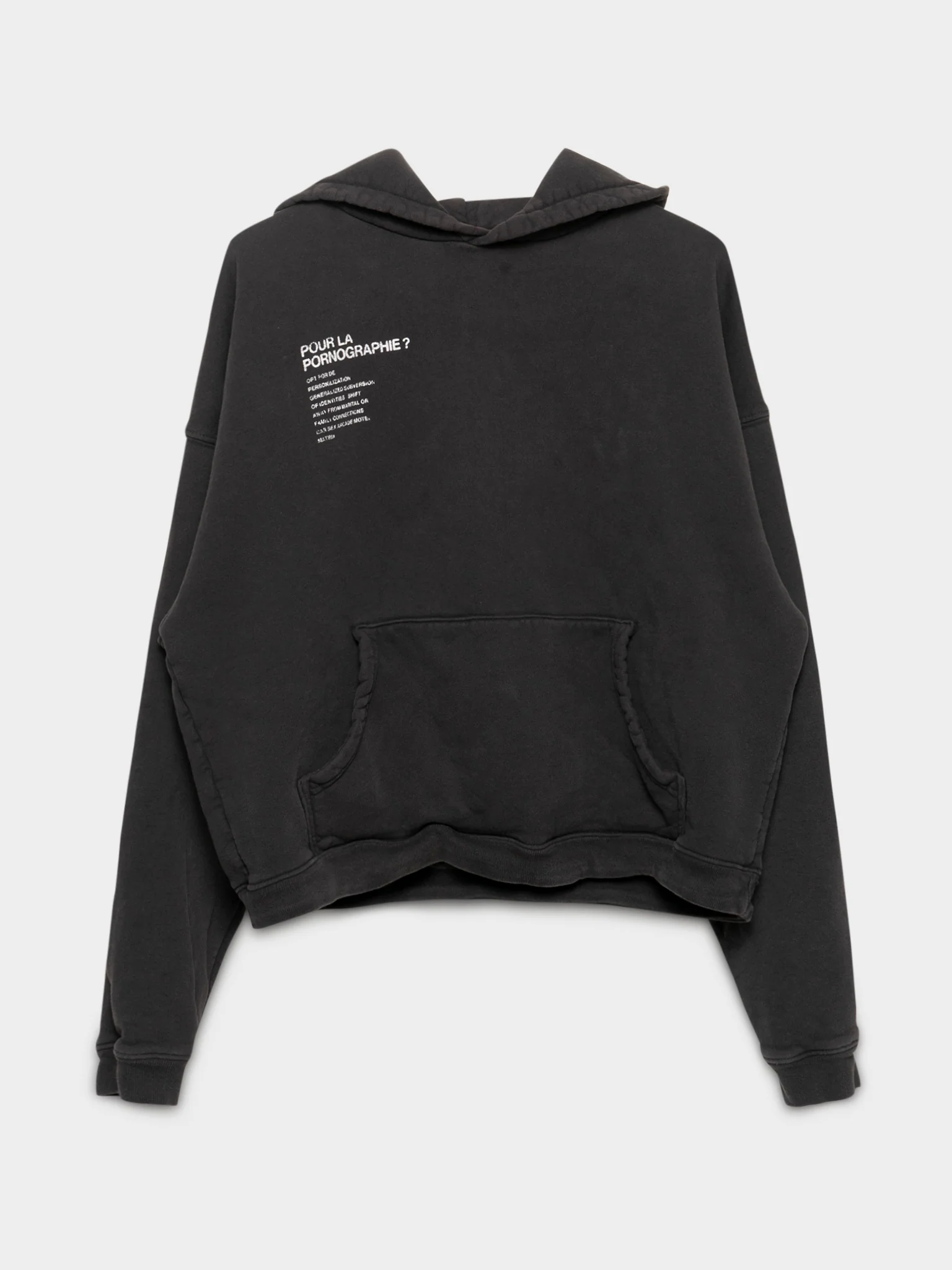 Pour la Pornographie Hoodie