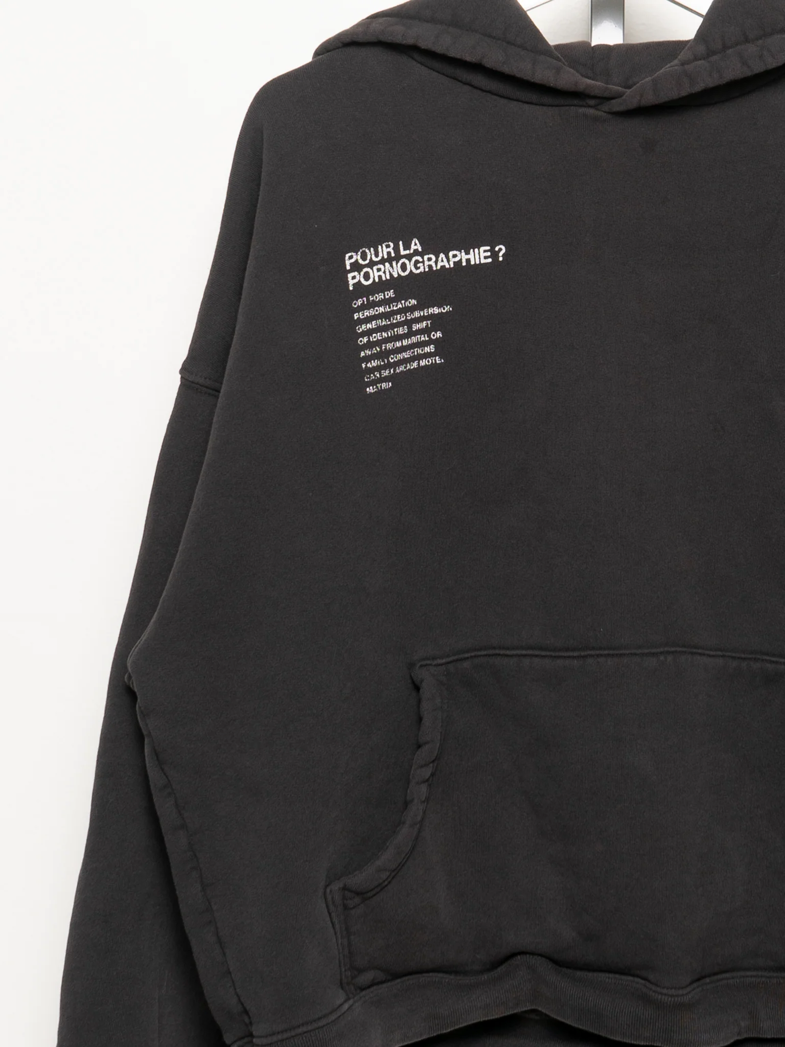 Pour la Pornographie Hoodie - Image 2