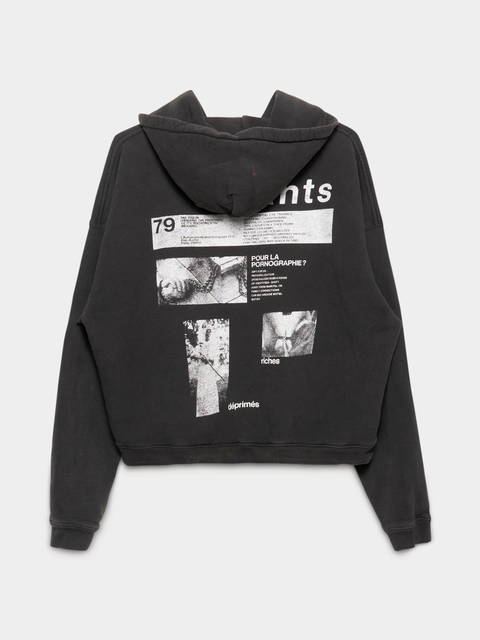 Pour la Pornographie Hoodie - Image 3