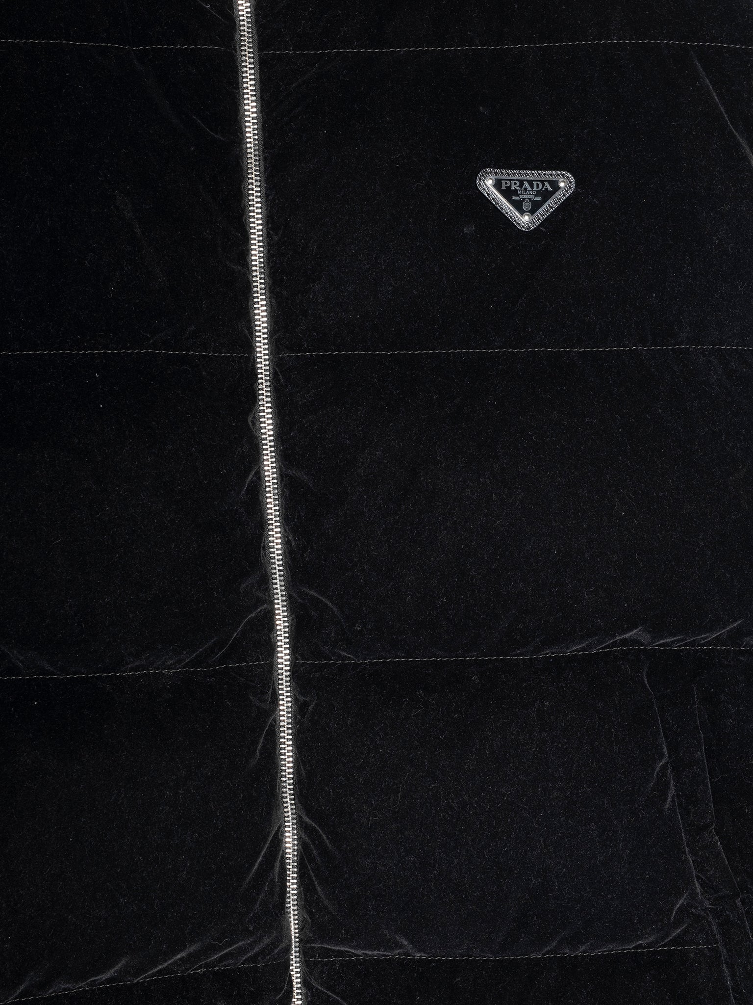Velour Puffer Vest - Image 2