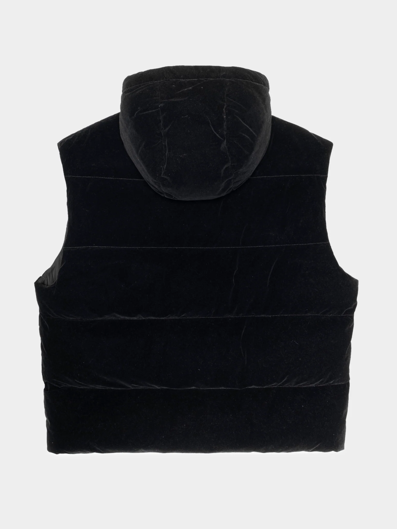 Velour Puffer Vest - Image 3