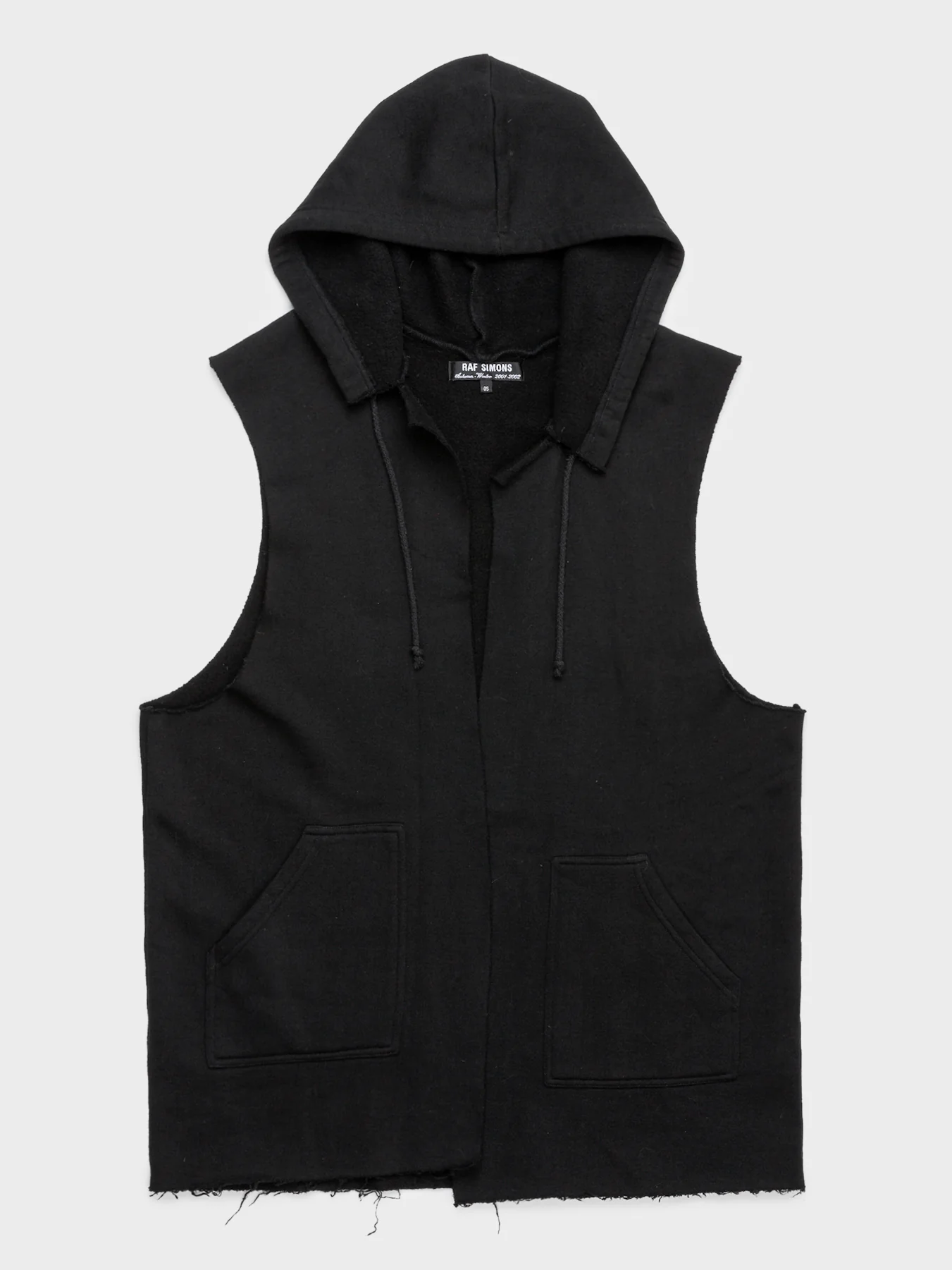 'Riot' Police Sleeveless Hoodie - Image 2