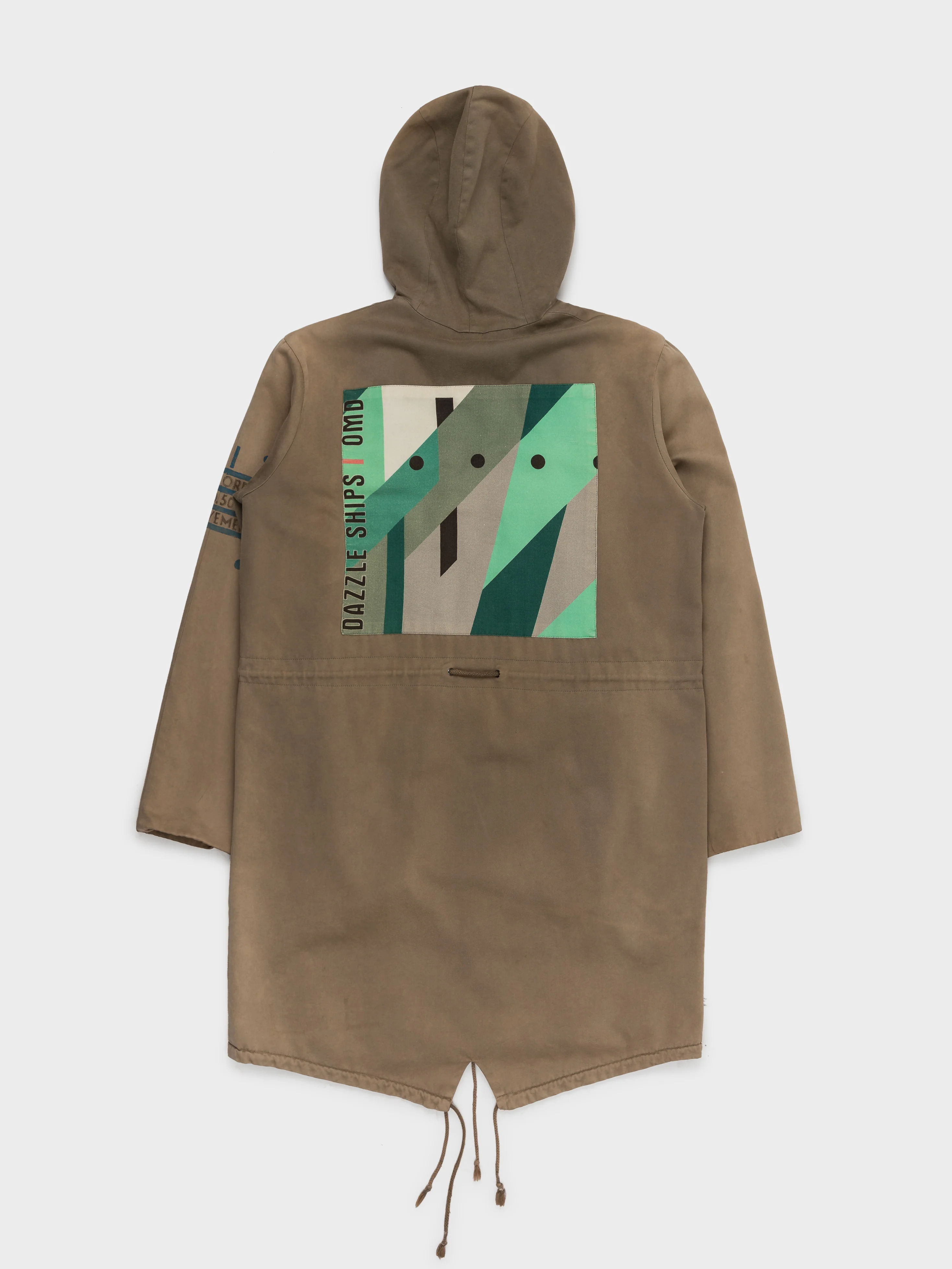 'Closer' Hand-Painted Dazzle Ships Parka