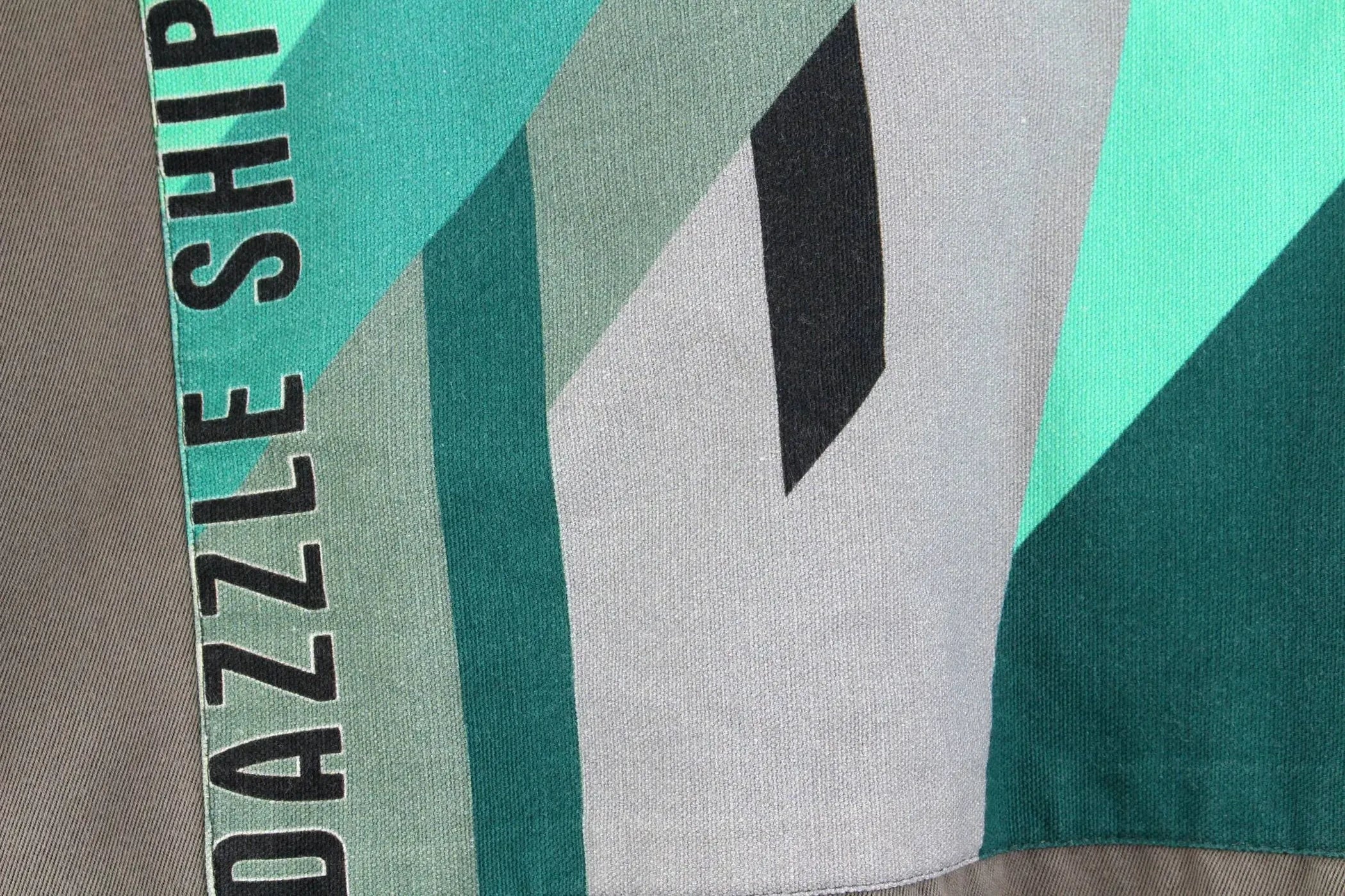 'Closer' Hand-Painted Dazzle Ships Parka - Image 10