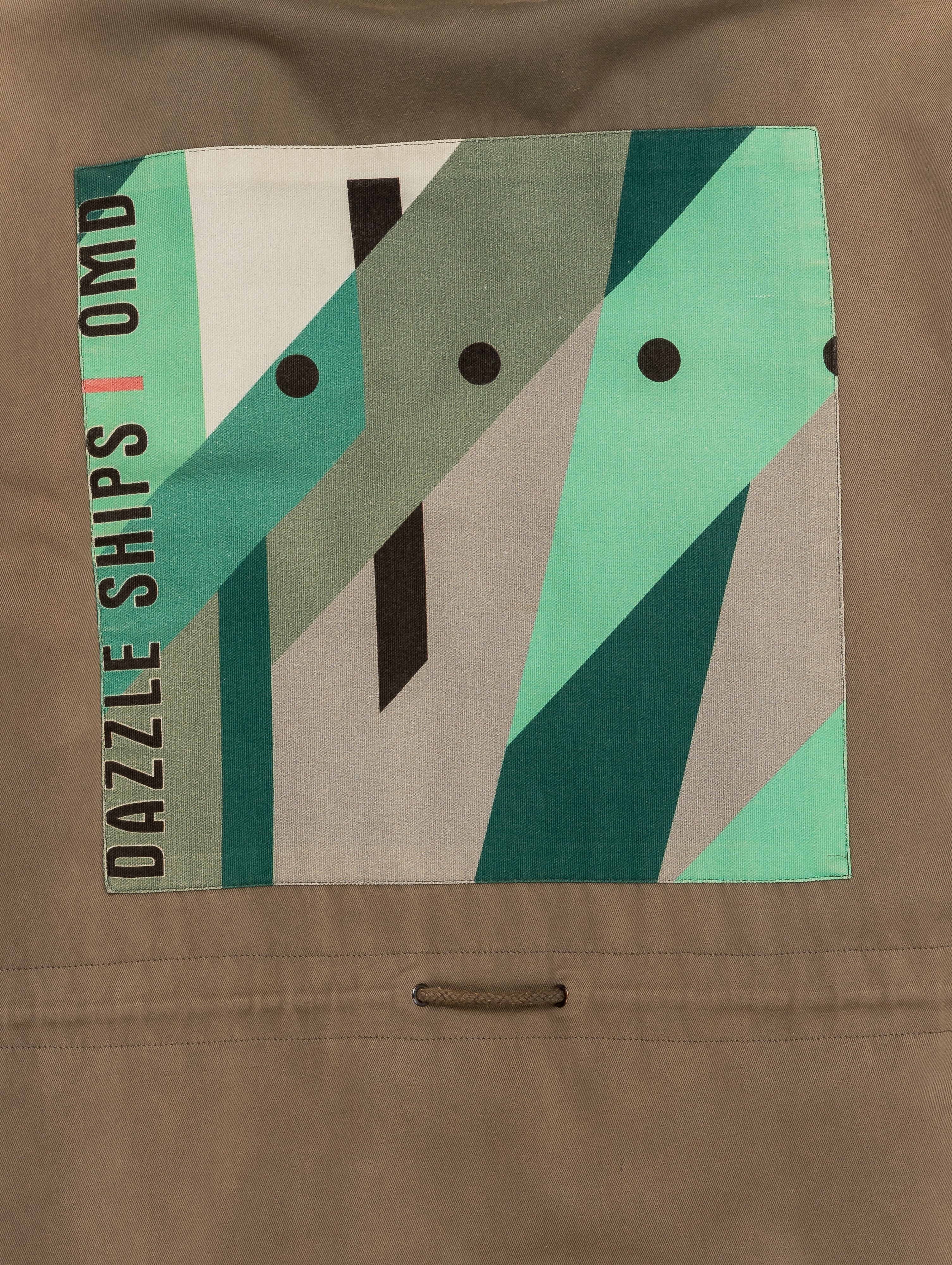 'Closer' Hand-Painted Dazzle Ships Parka - Image 2