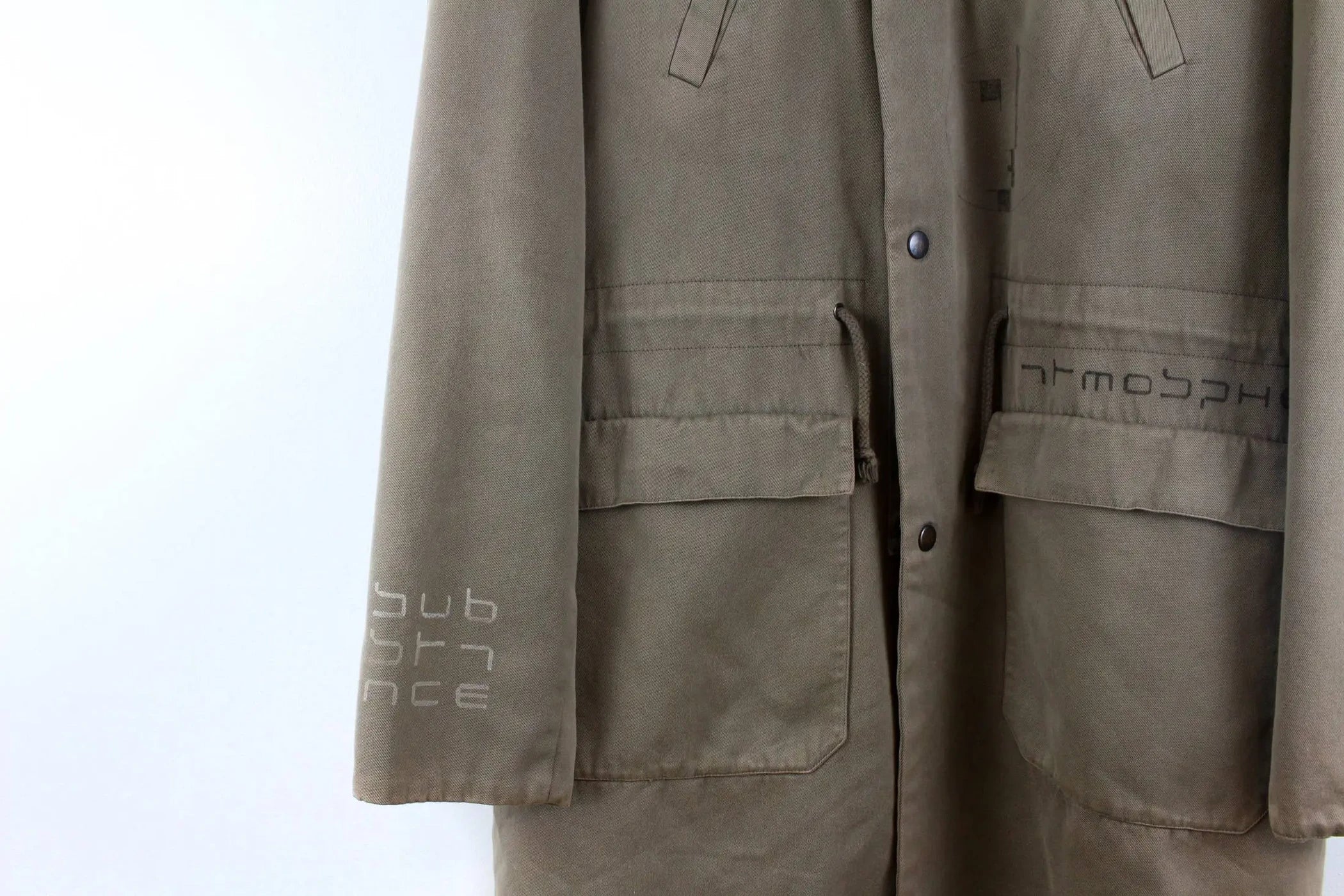 'Closer' Hand-Painted Dazzle Ships Parka - Image 7