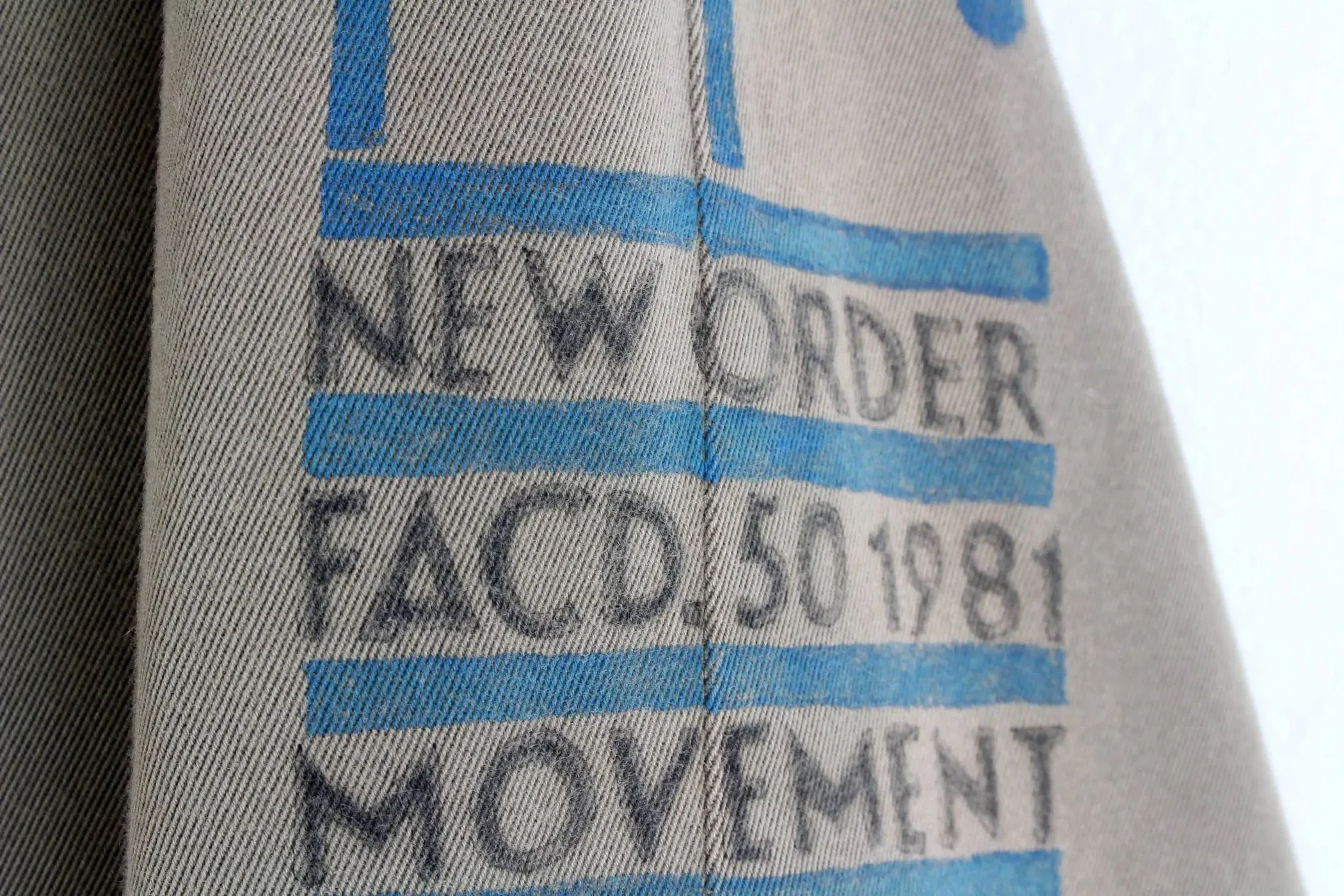 'Closer' Hand-Painted Dazzle Ships Parka - Image 9