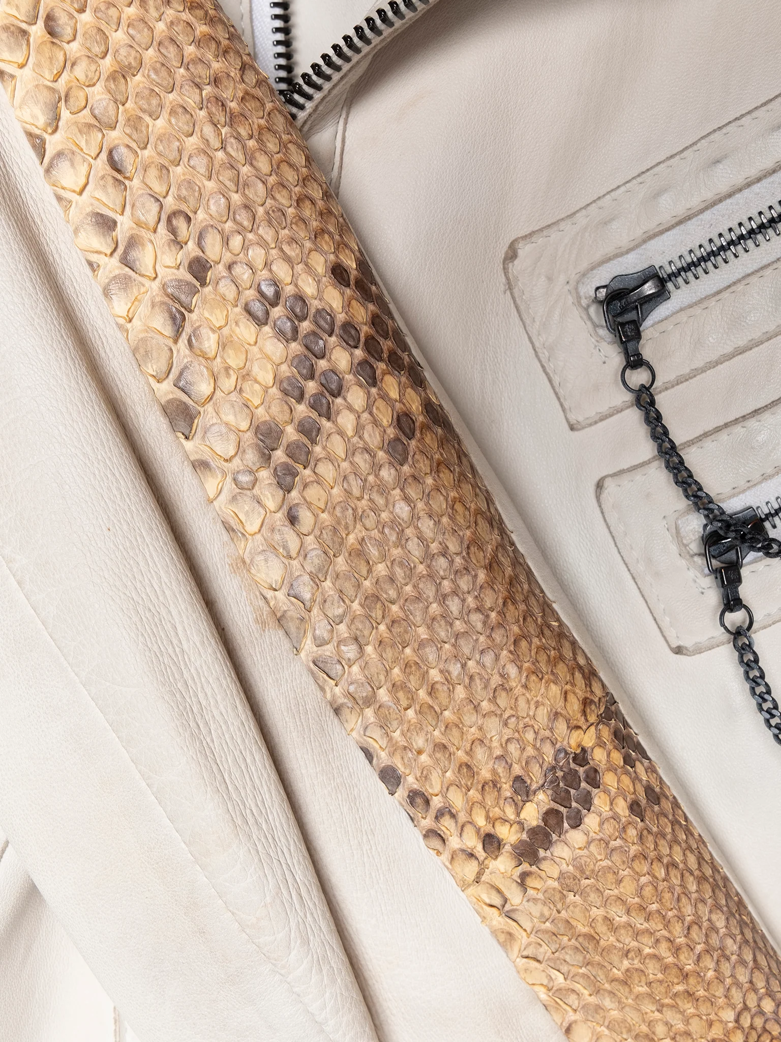 Rattlesnake Leather Rider Jacket - Image 2