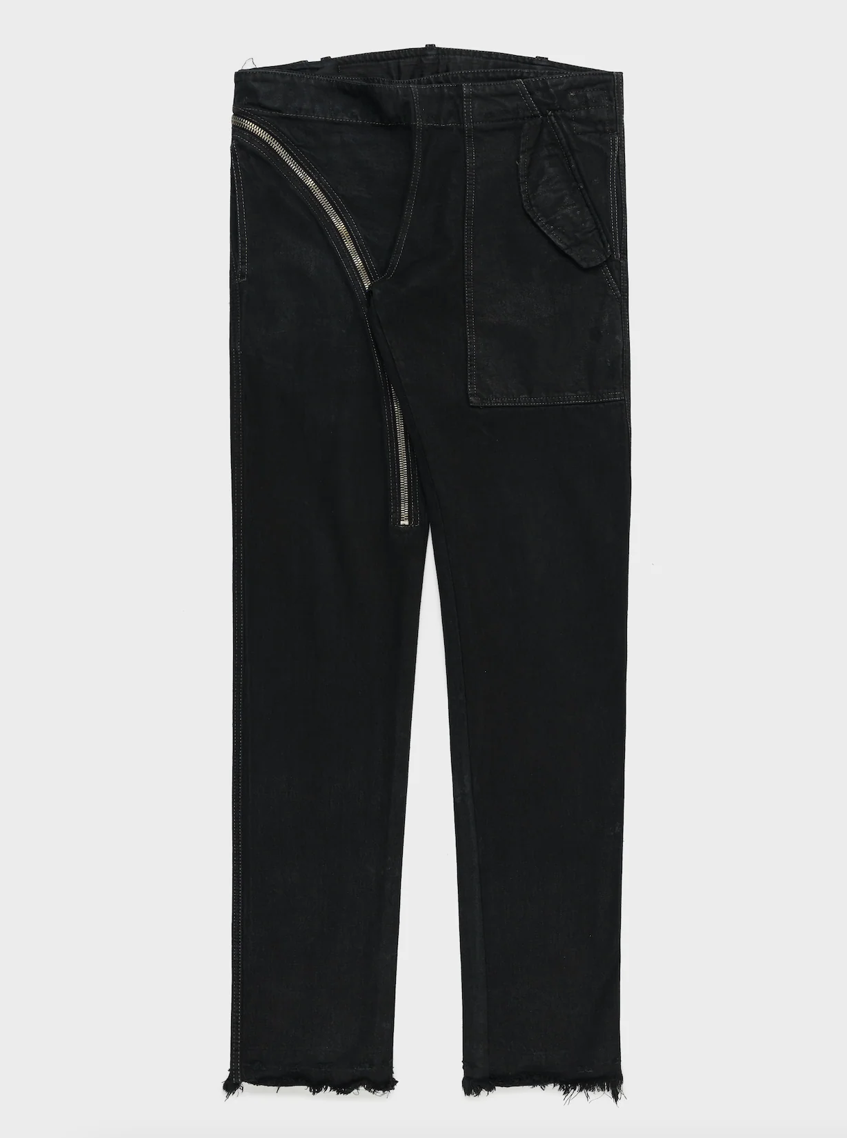 Raw Hem Aircut Trousers
