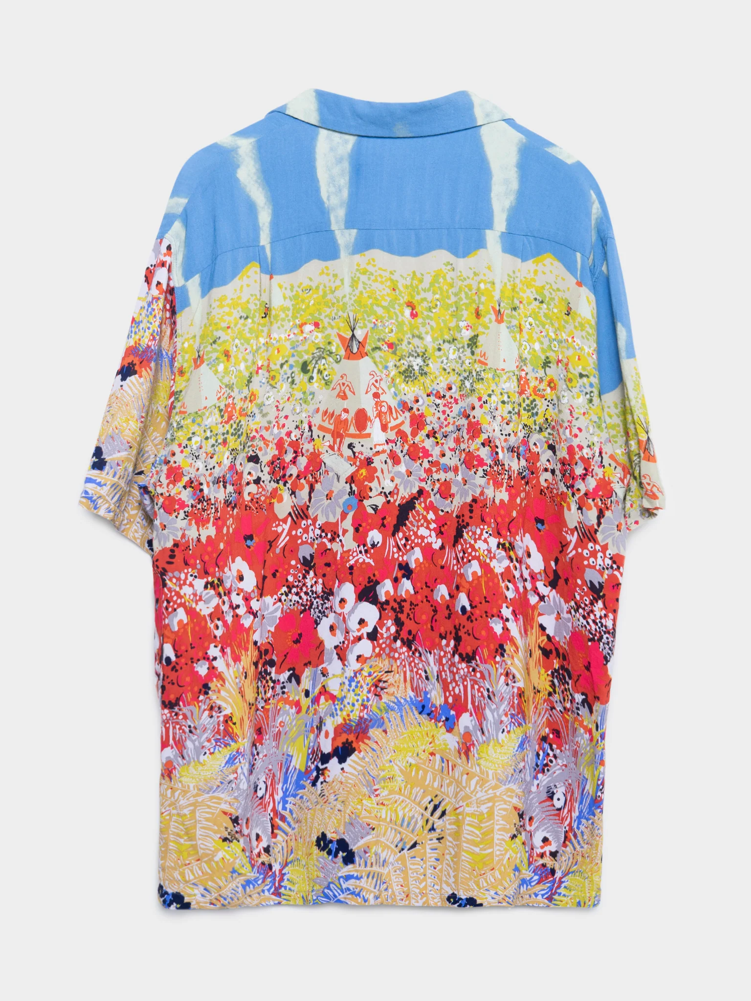 Rayon Navajo Land Aloha Shirt - Image 3