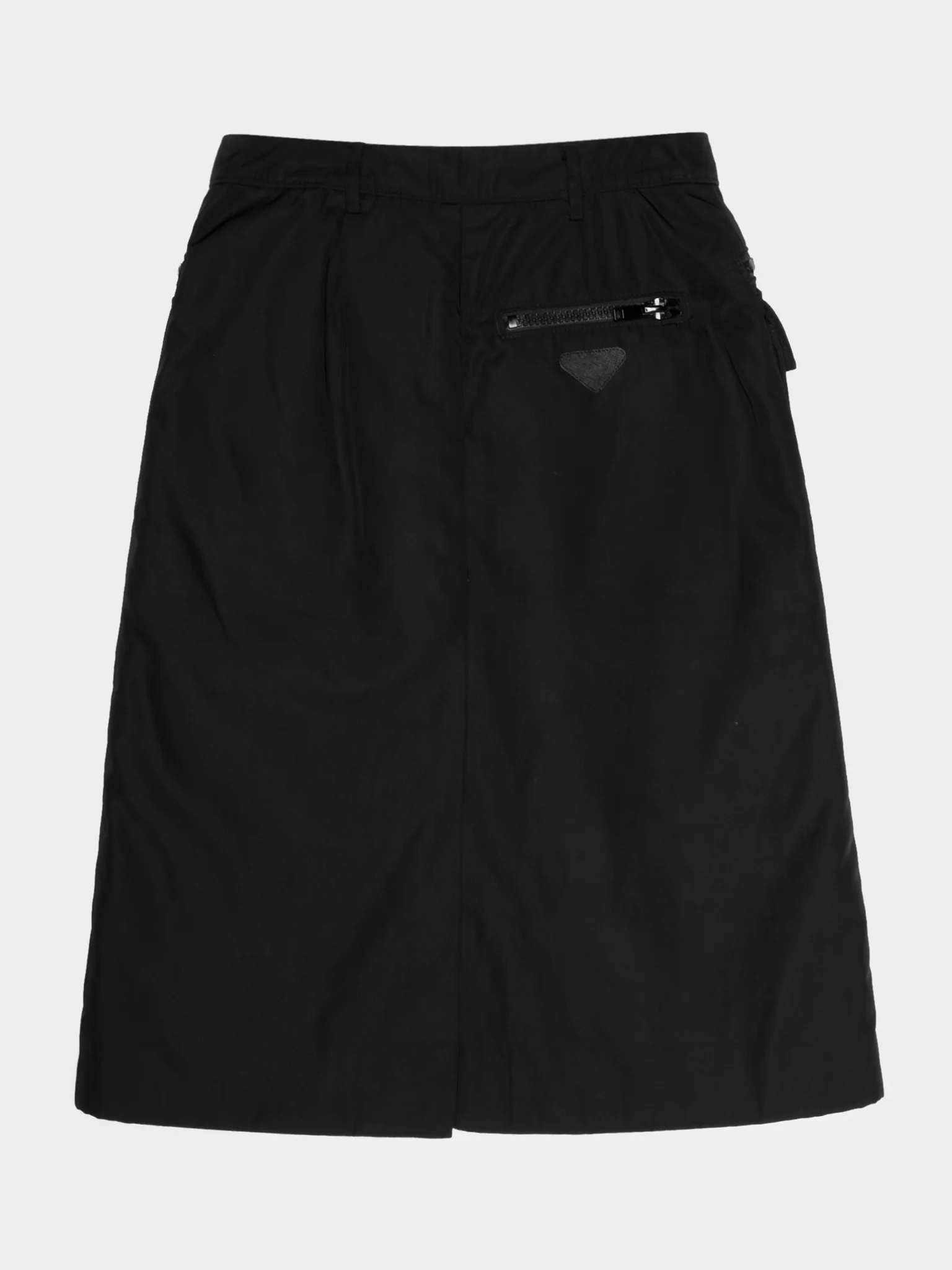 Gabardine Nylon Cargo Skirt - Image 2