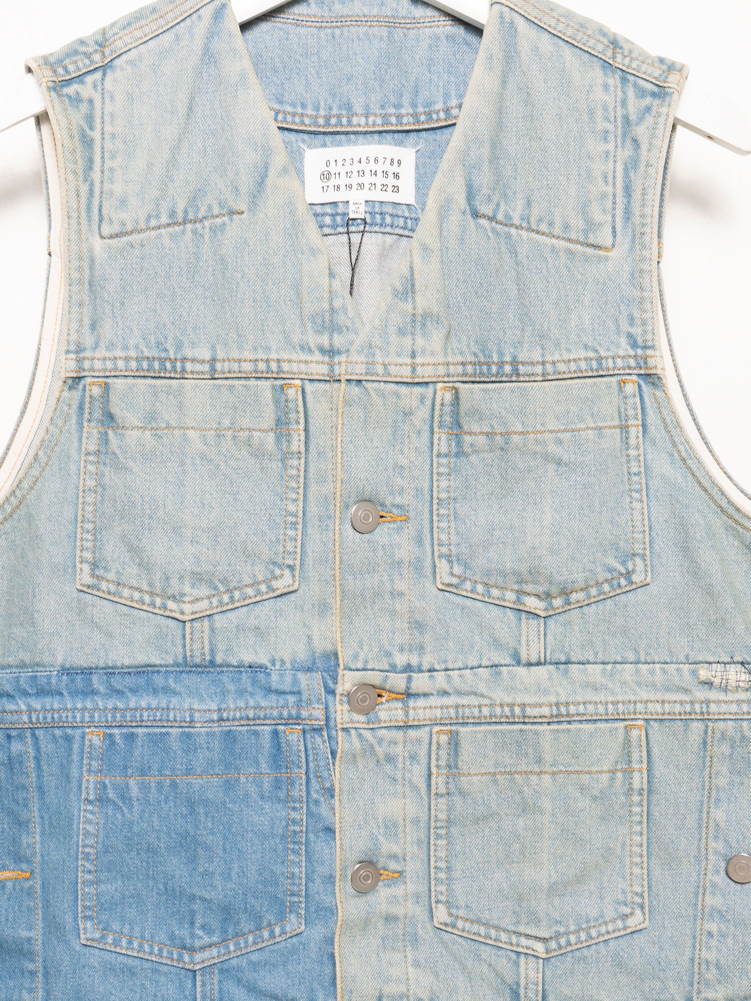 Reconstructed Denim Vest - Image 2
