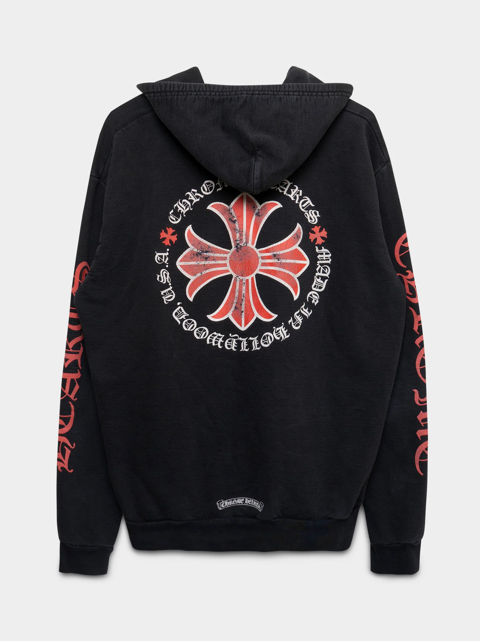 Red Cross Zip-Up Hoodie