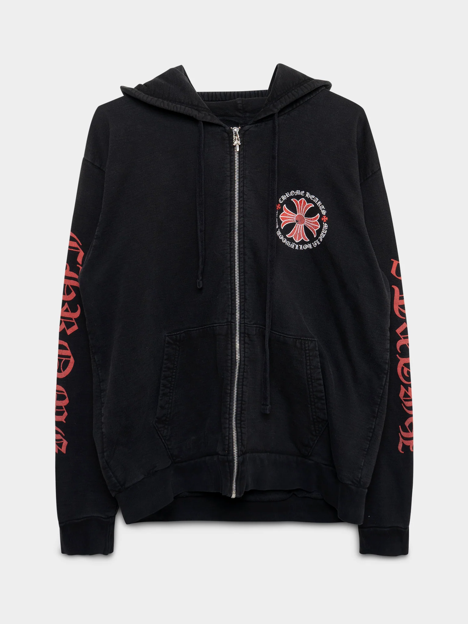 Red Cross Zip-Up Hoodie - Image 2