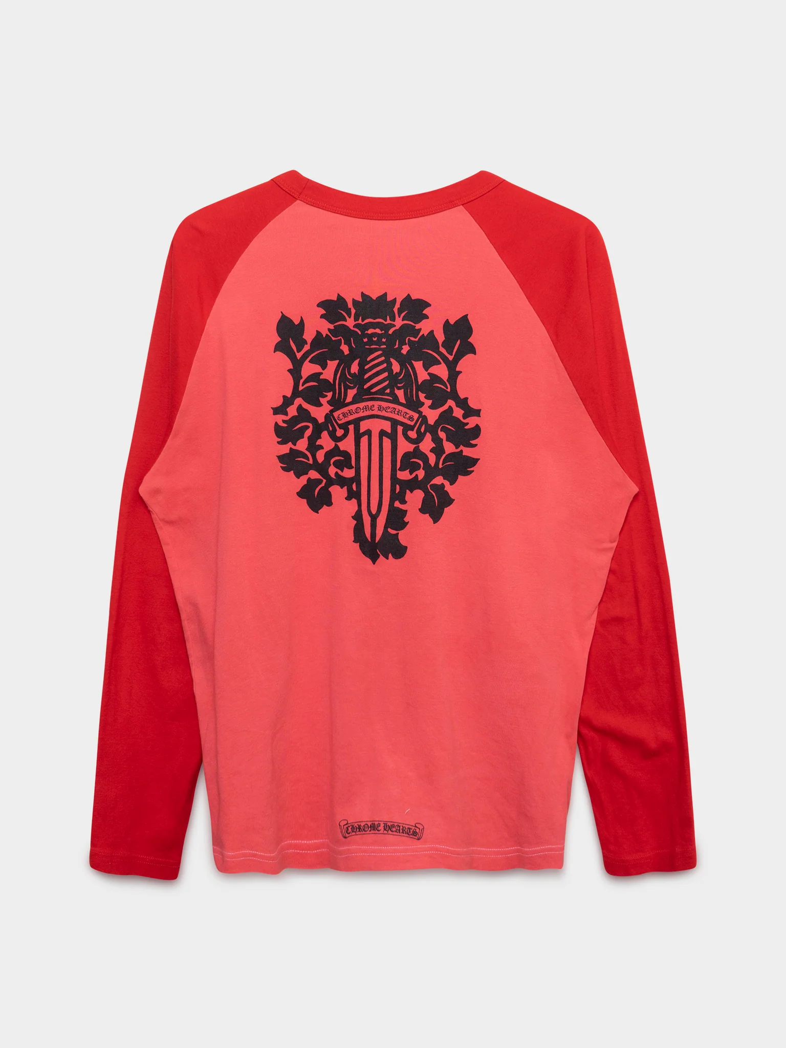 Red Dagger Longsleeve Baseball Shirt - Image 2