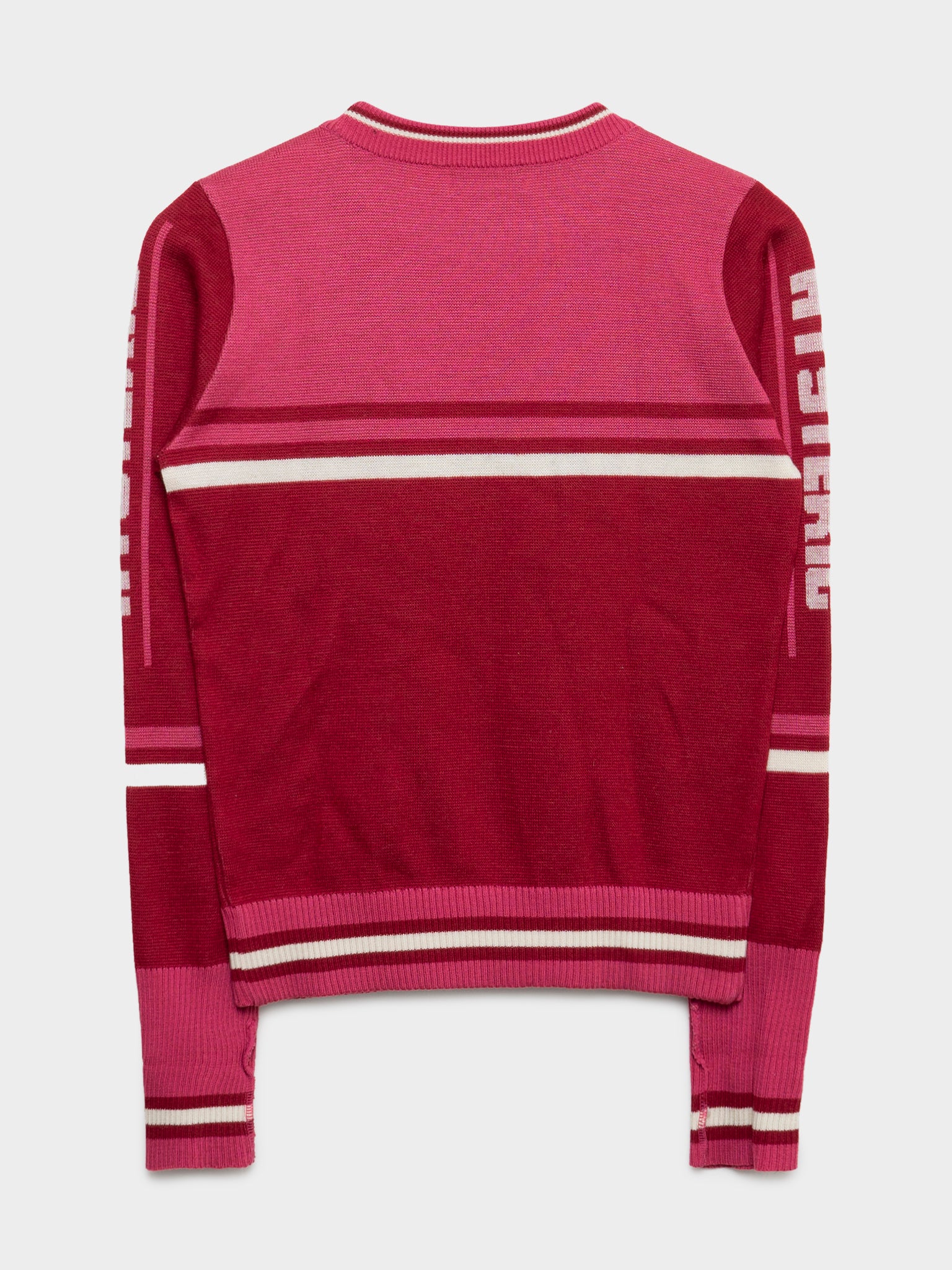 Red & Pink Knit Sweater - Image 2
