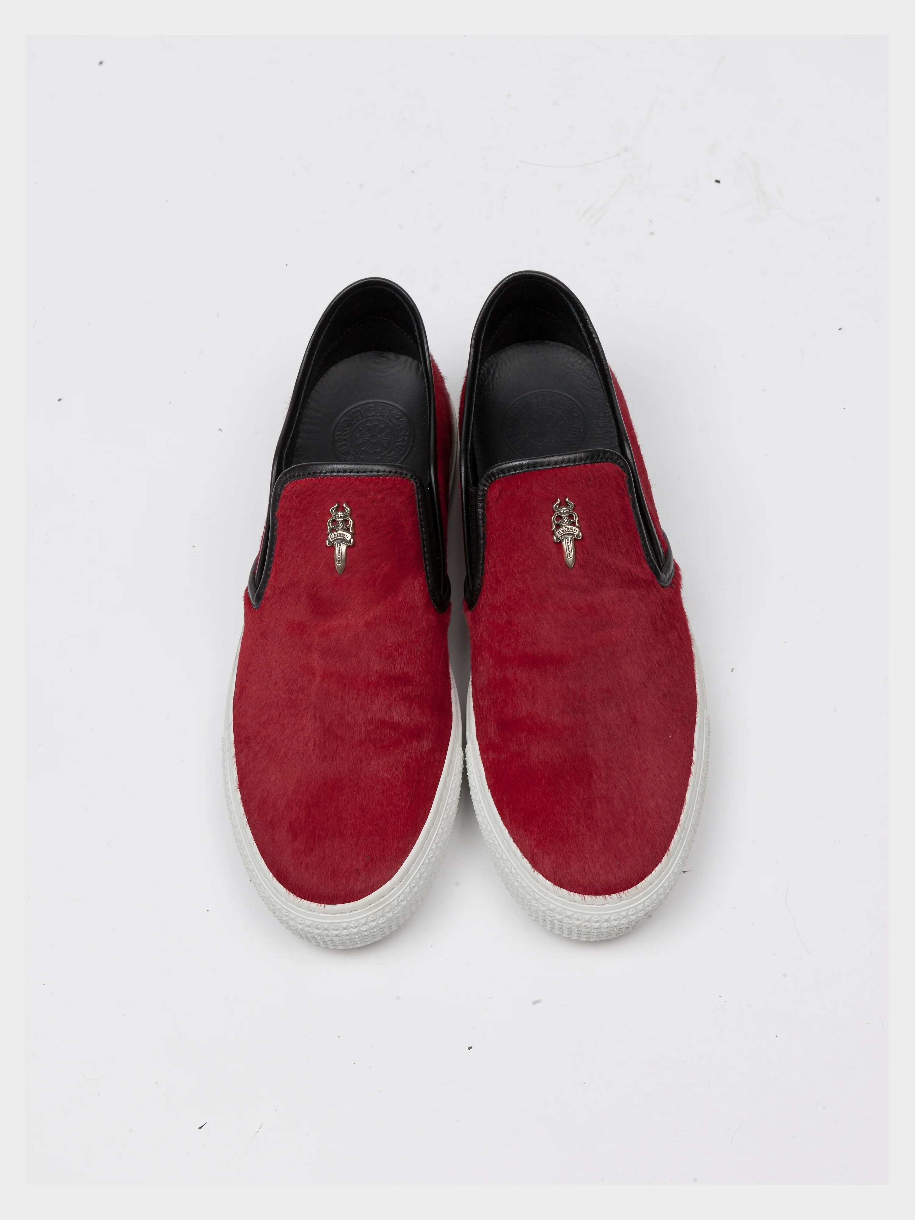 Red Pony Hair Vans - Image 5