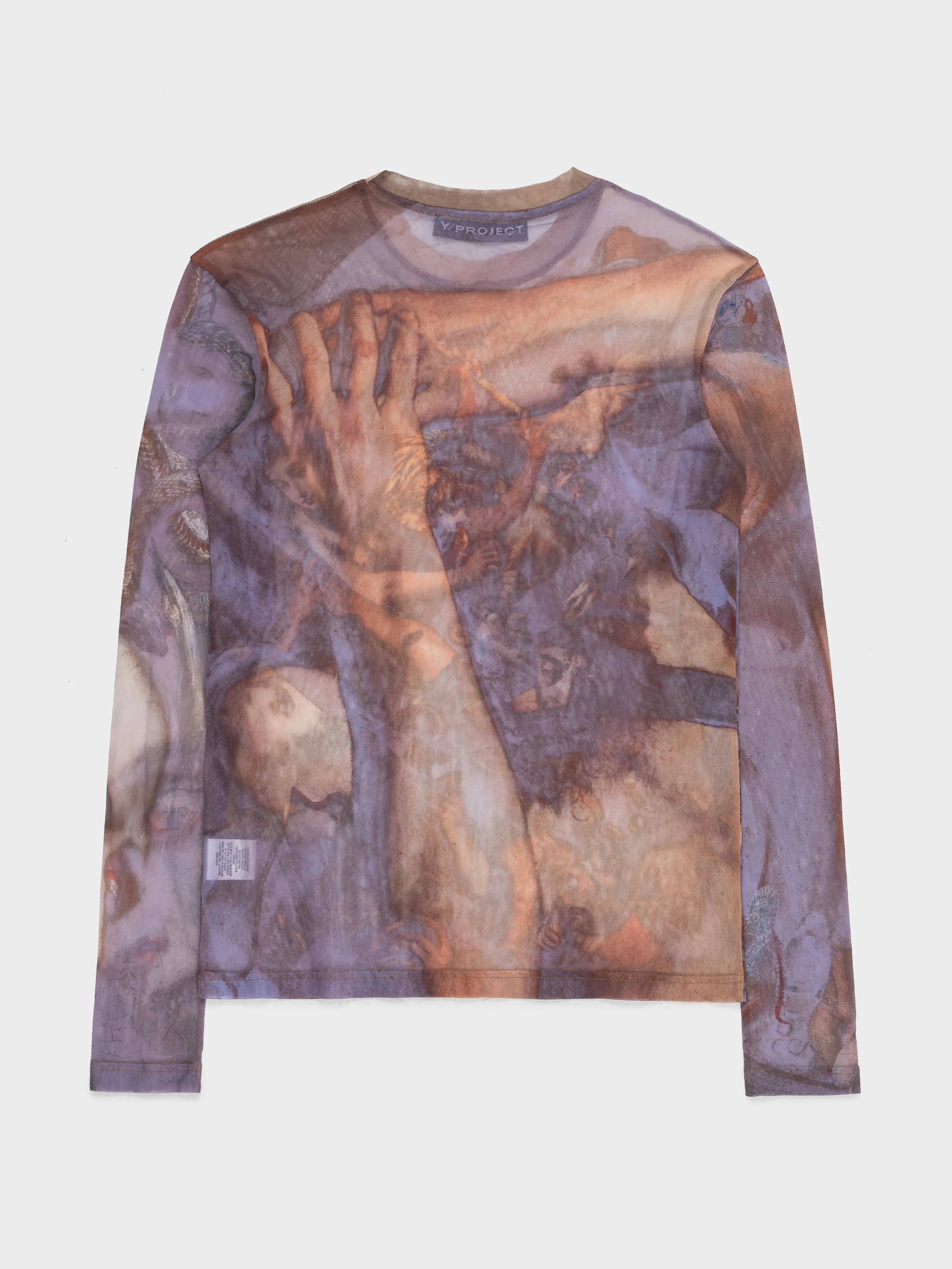 Renaissance Semi Sheer Long Sleeve T-Shirt - Image 3