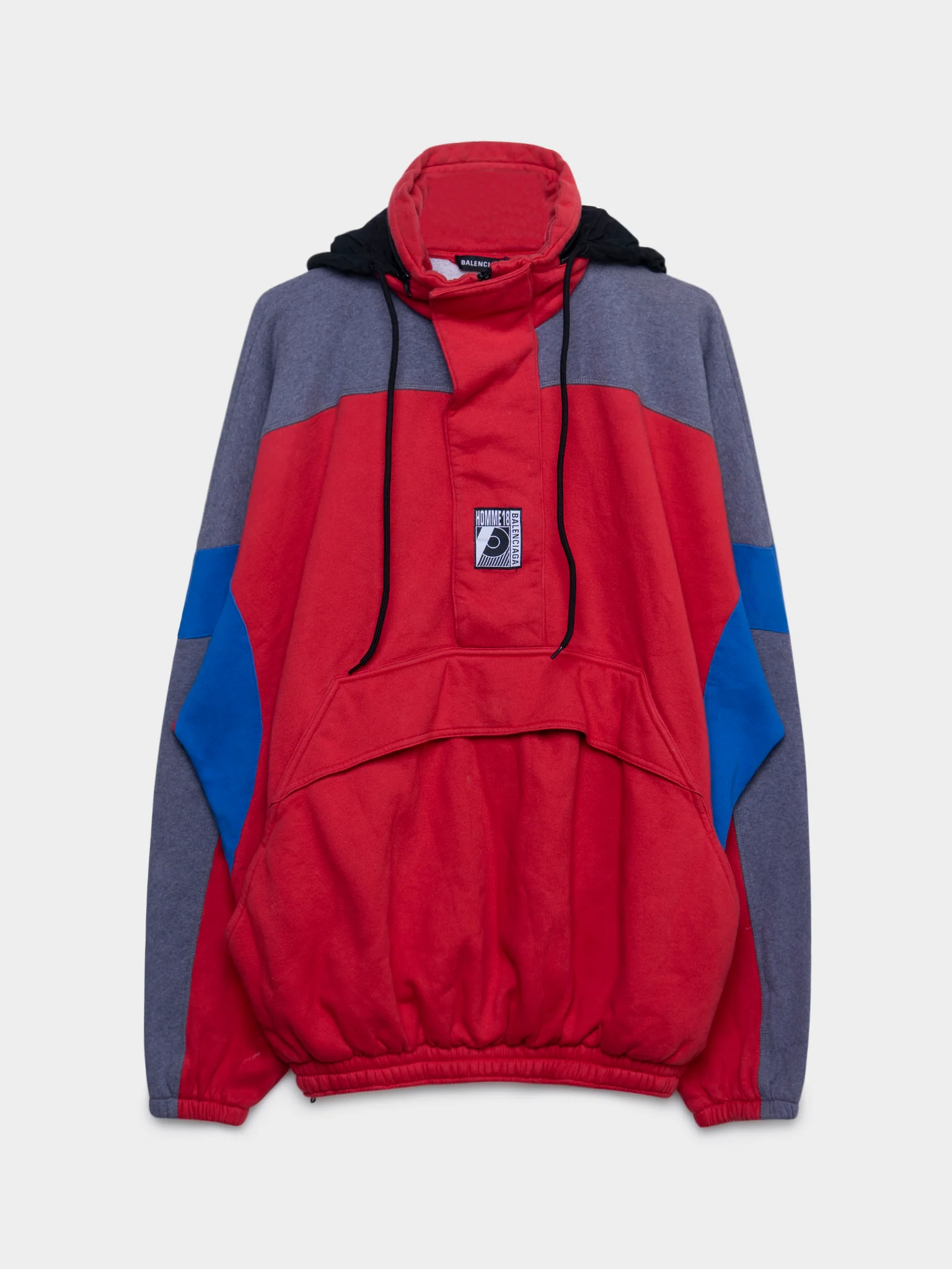 Retro Pullover Warmup Jacket - Image 4